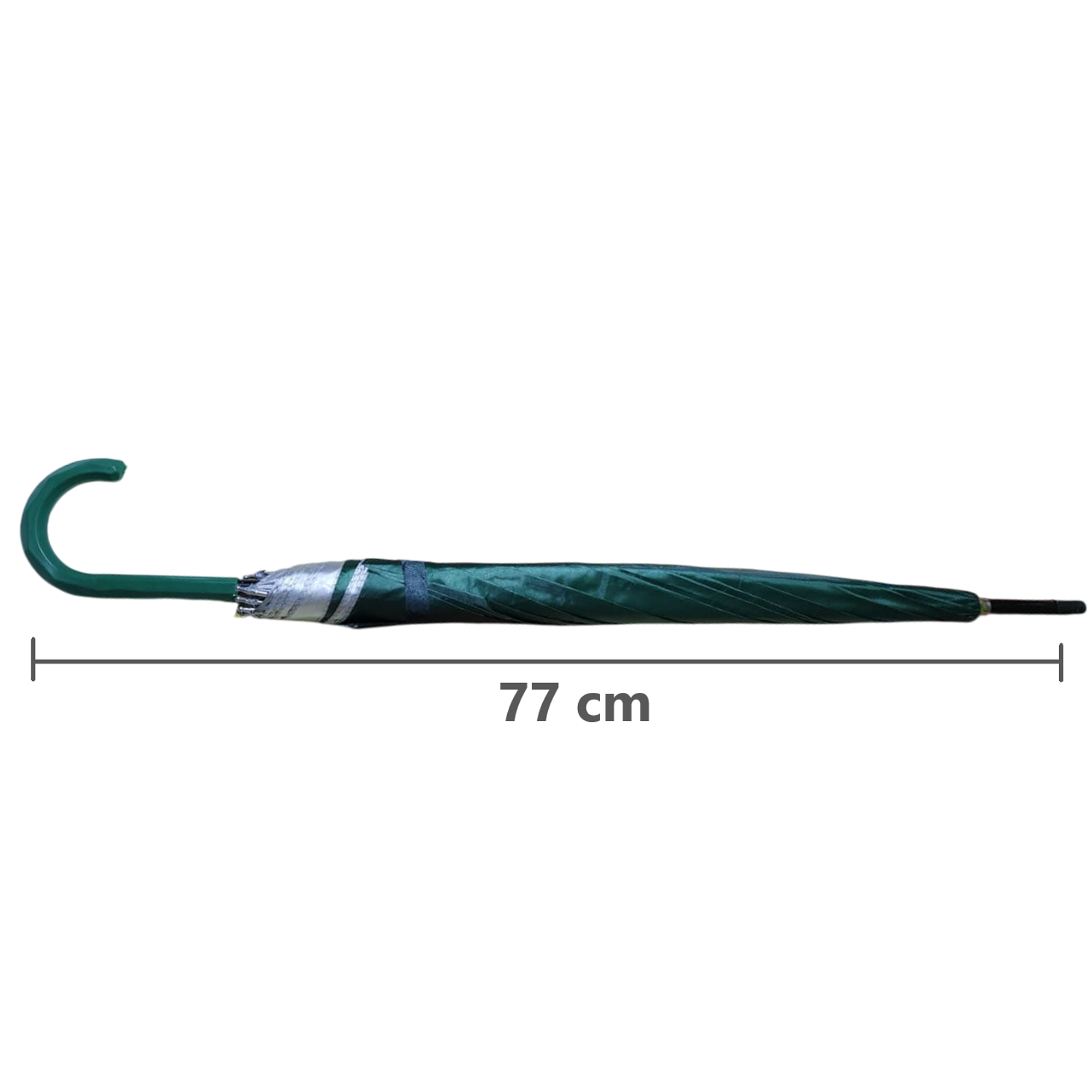 Sombrilla de mano grande con mango tipo bastón  12