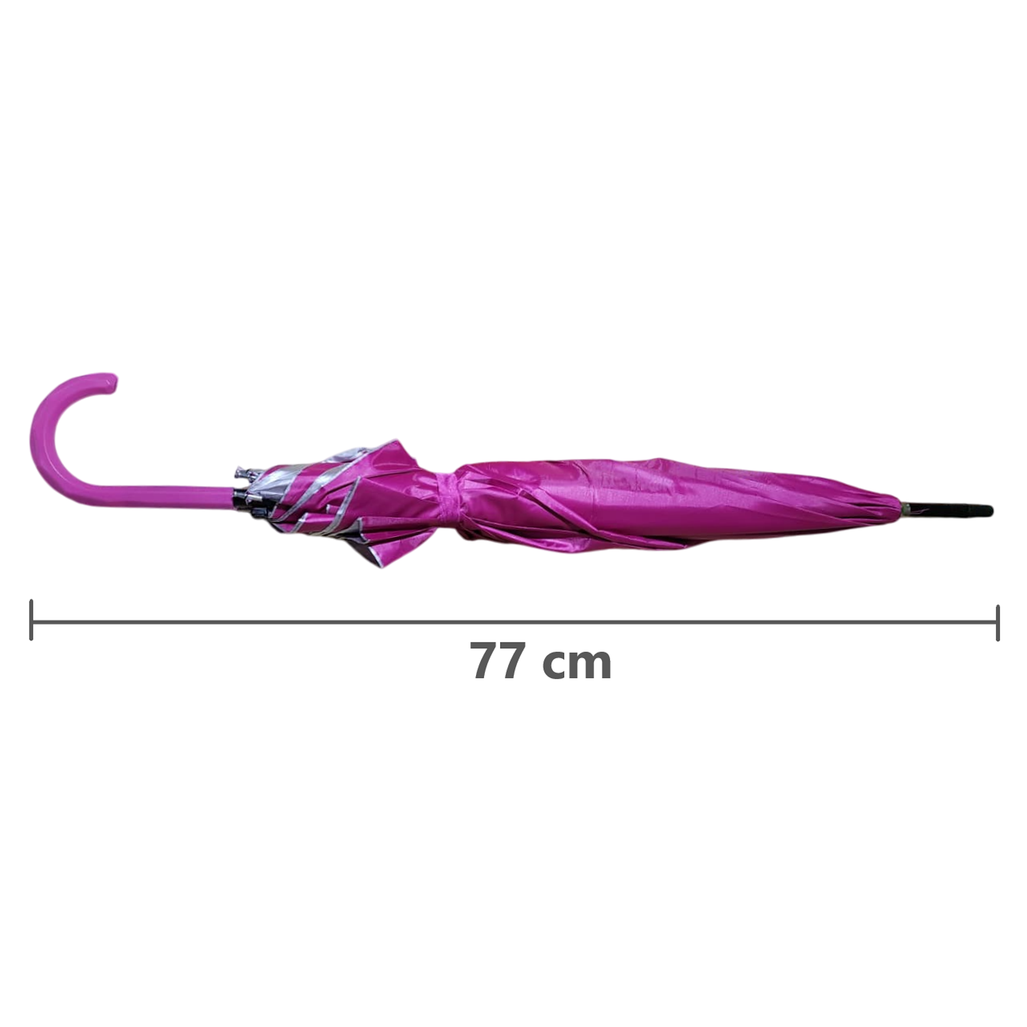 Sombrilla de mano grande con mango tipo bastón  6