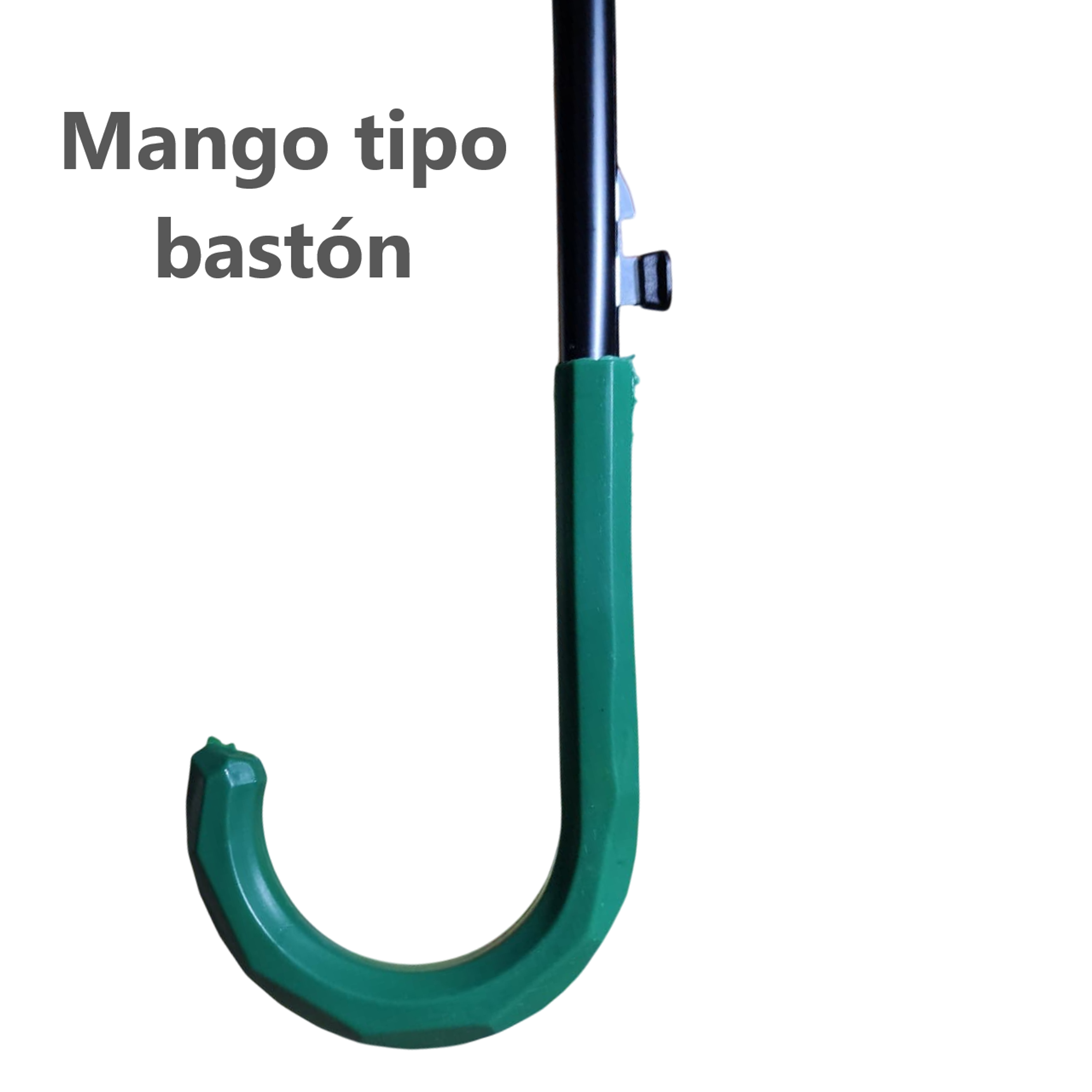 Sombrilla de mano grande con mango tipo bastón  13