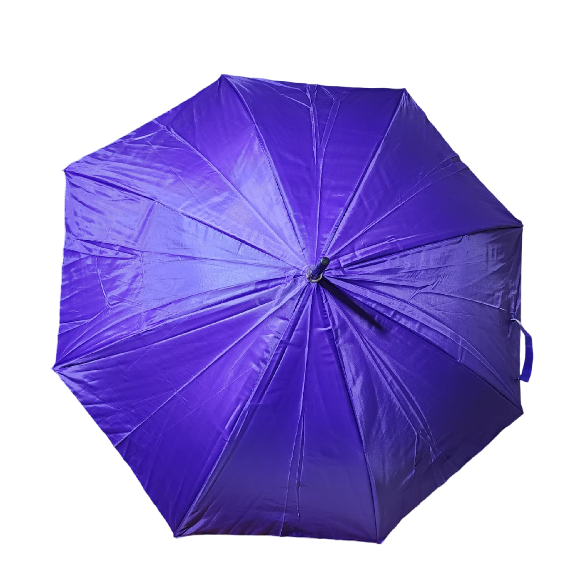 Sombrilla de mano grande con mango tipo bastón  1