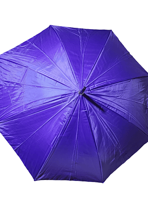 Sombrilla de mano grande con mango tipo bastón 