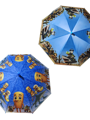 Pack x2 Sombrillas Paraguas para niños 