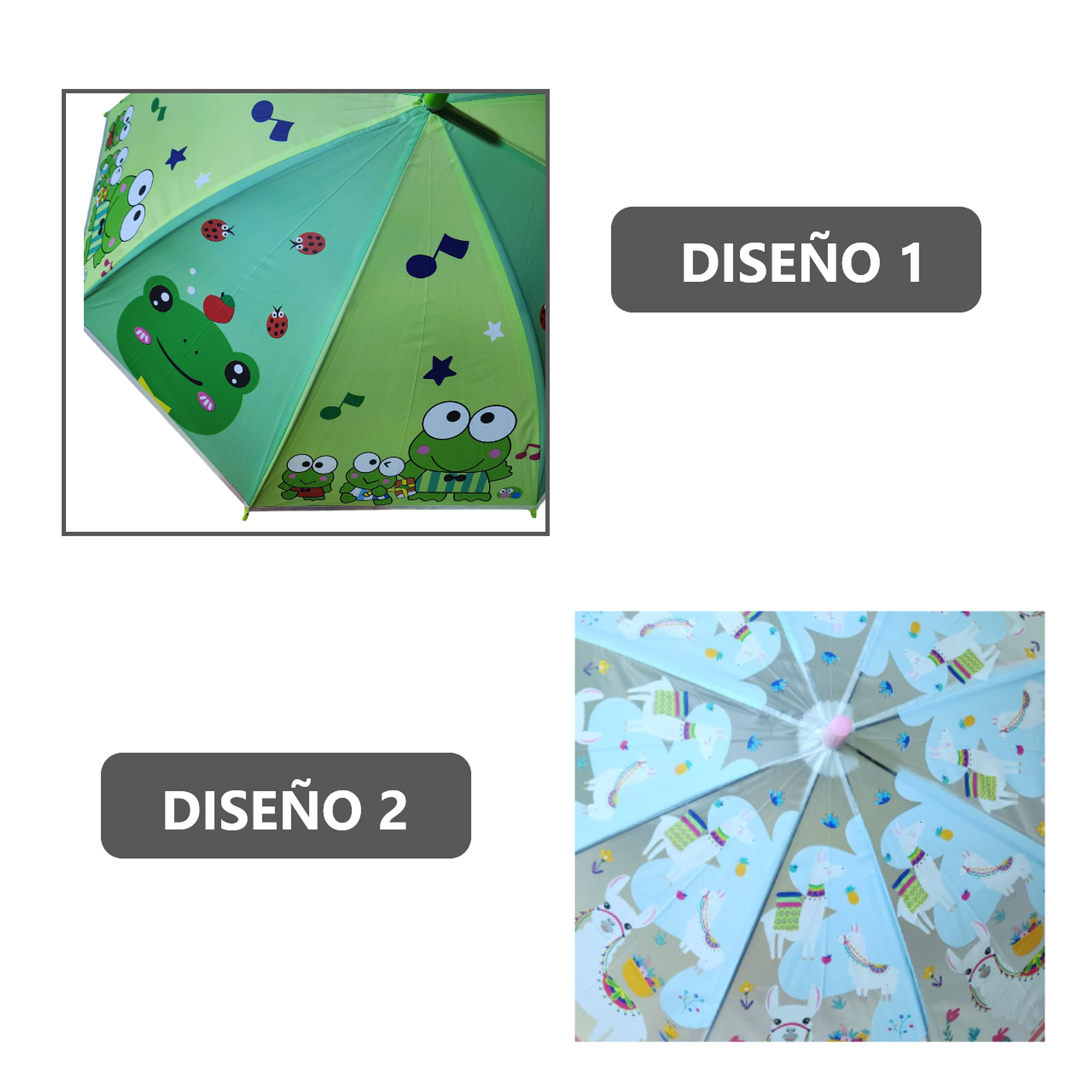 Pack x2 Sombrillas Paraguas para niños  16