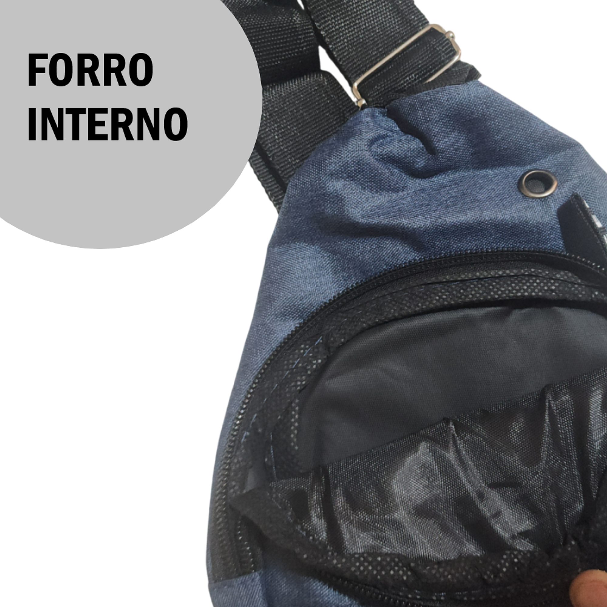 Pechera Mochila Morral Hombre de nylon impermeable 8