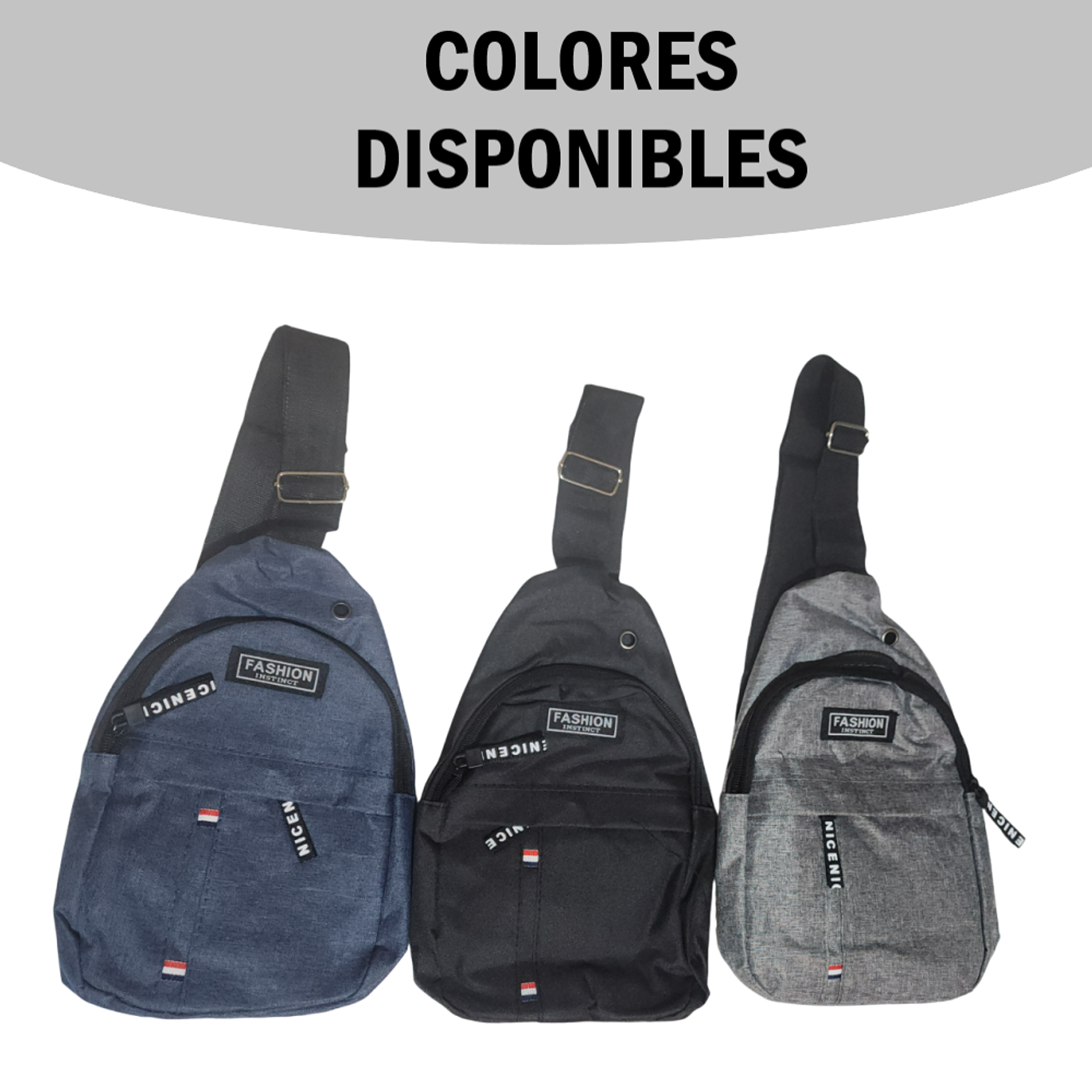 Pechera Mochila Morral Hombre de nylon impermeable 10