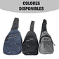 Pechera Mochila Morral Hombre de nylon impermeable - Miniatura 10