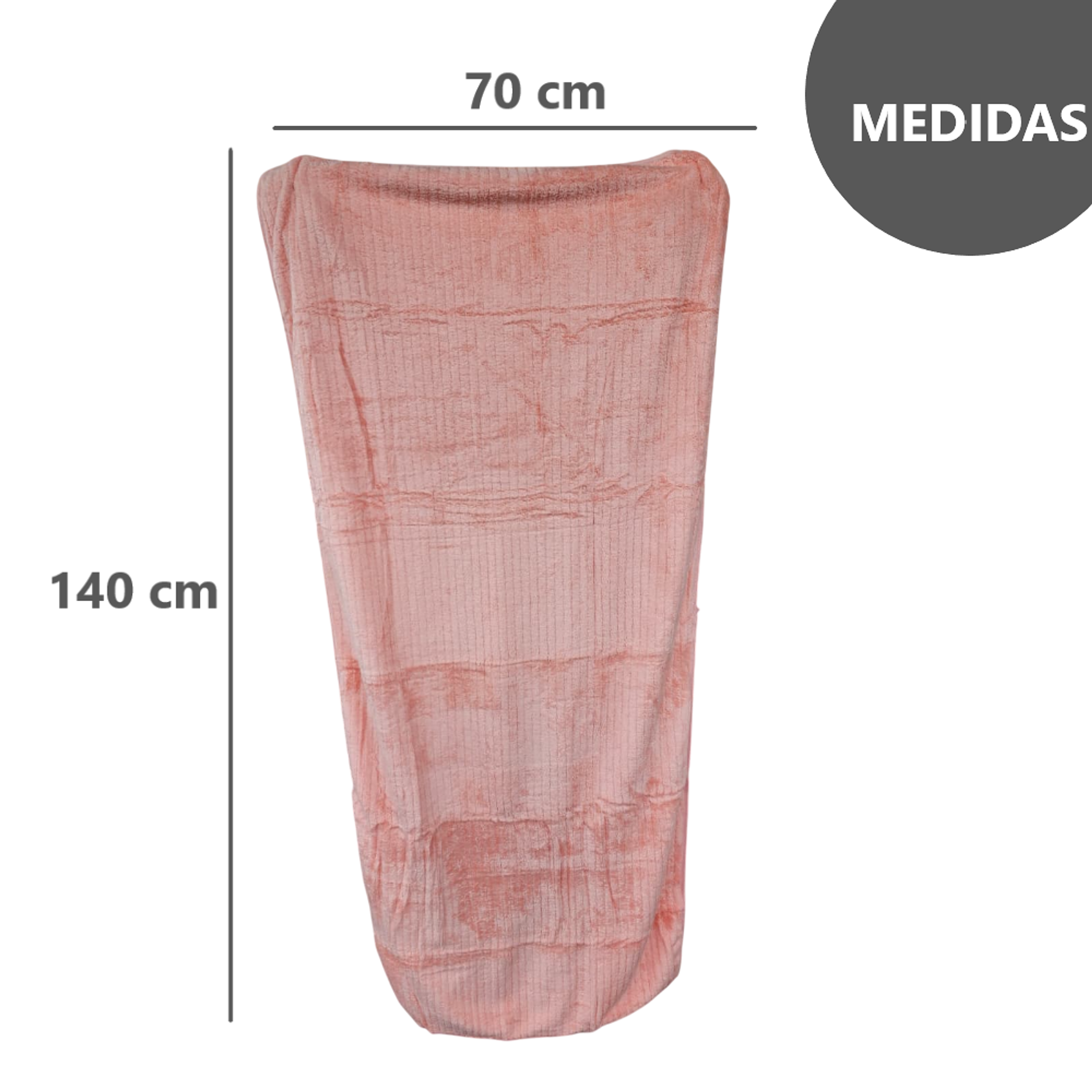 Toalla de cuerpo Suave Rosado Oscuro - 140x70cm 2