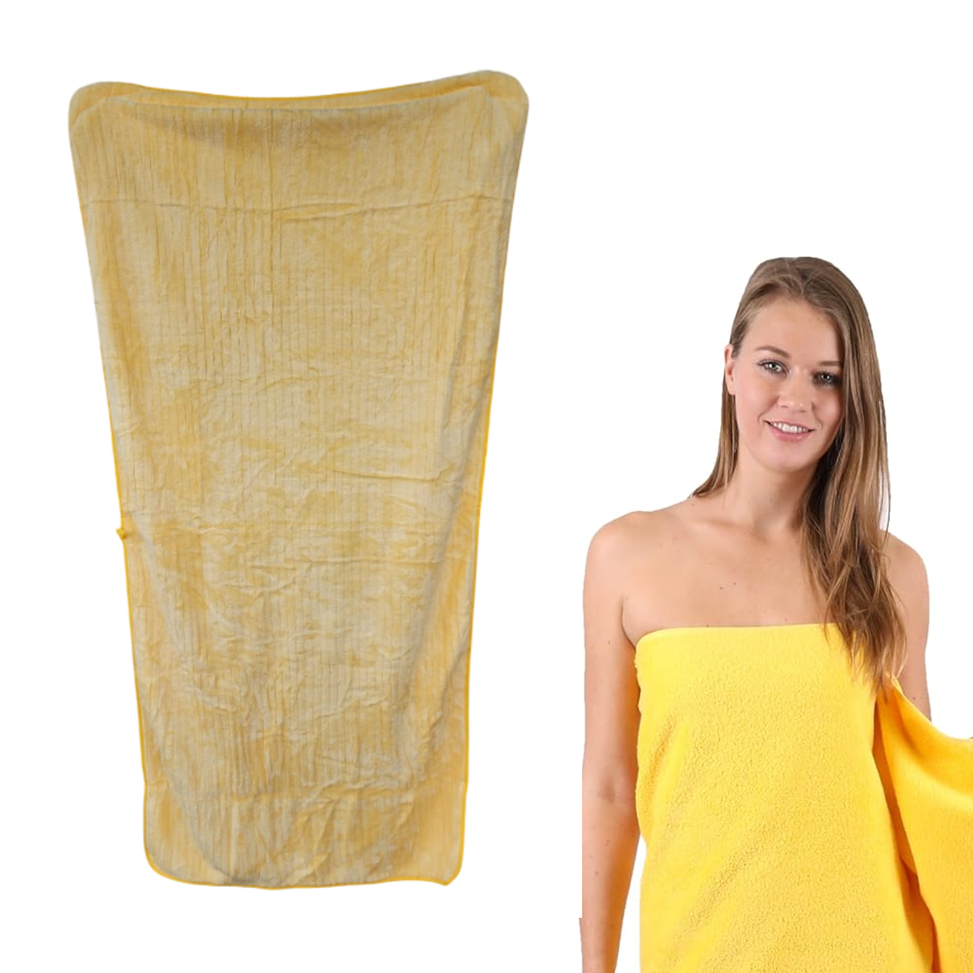 Toalla de cuerpo Suave Rosado Oscuro - 140x70cm 9