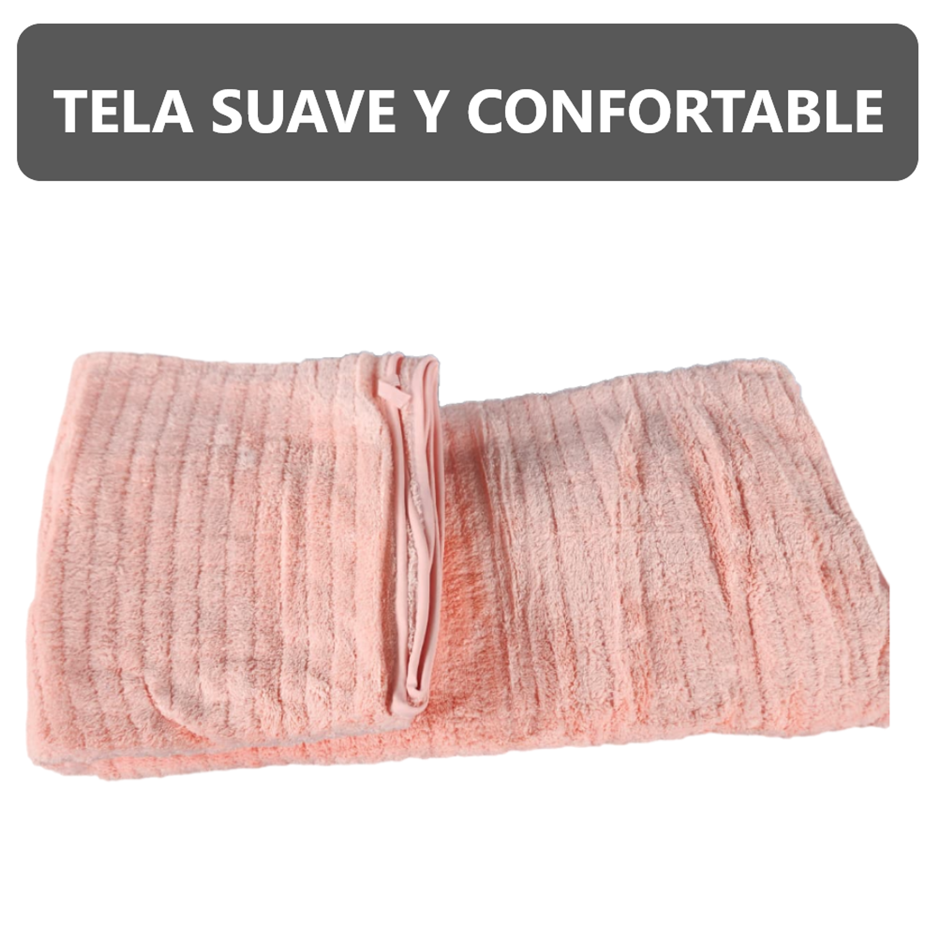 Toalla de cuerpo Suave Rosado Oscuro - 140x70cm 4