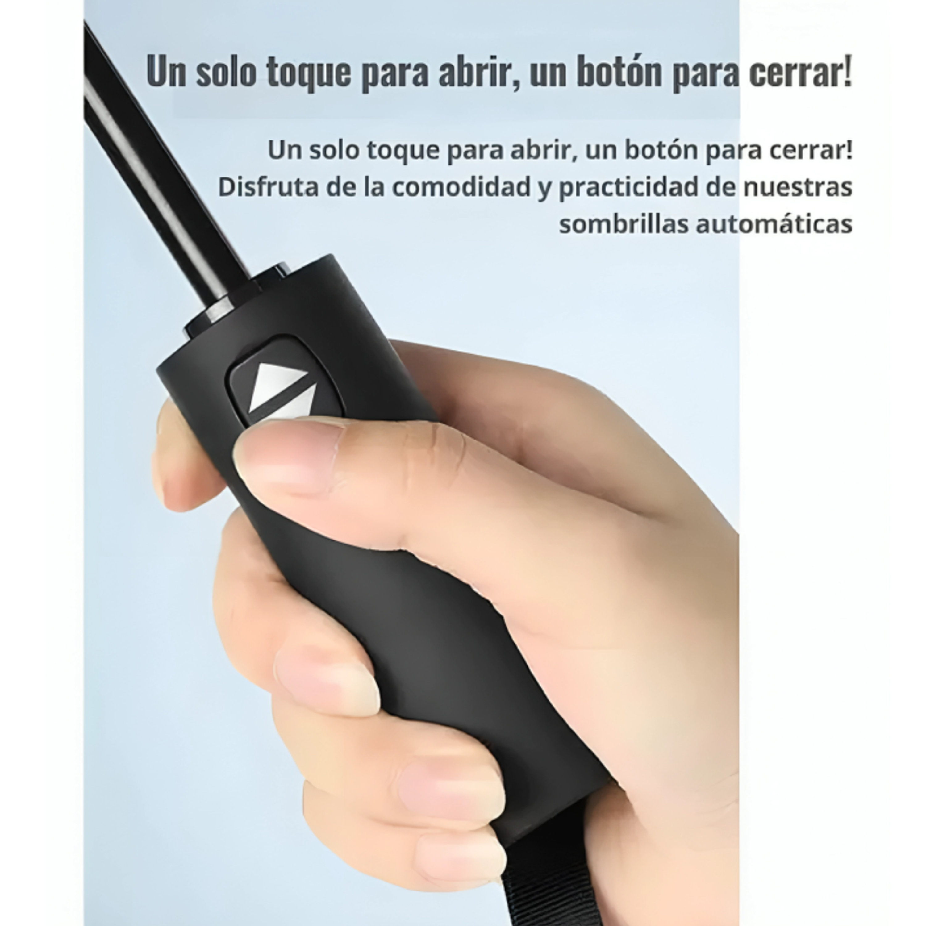 Sombrilla PARAGUAS Portátil Semiautomático con Filtro UV 6