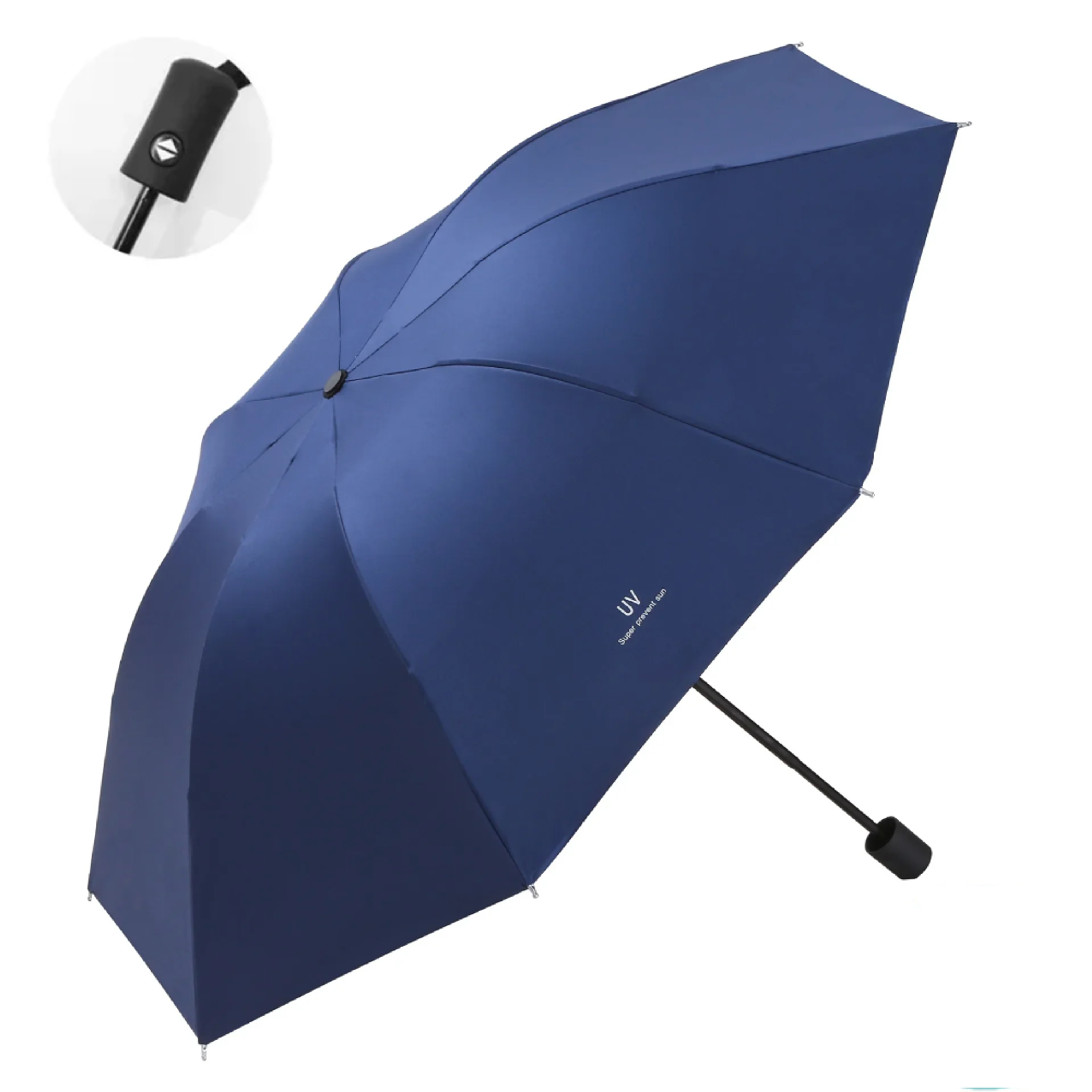 Sombrilla PARAGUAS Portátil Semiautomático con Filtro UV 14