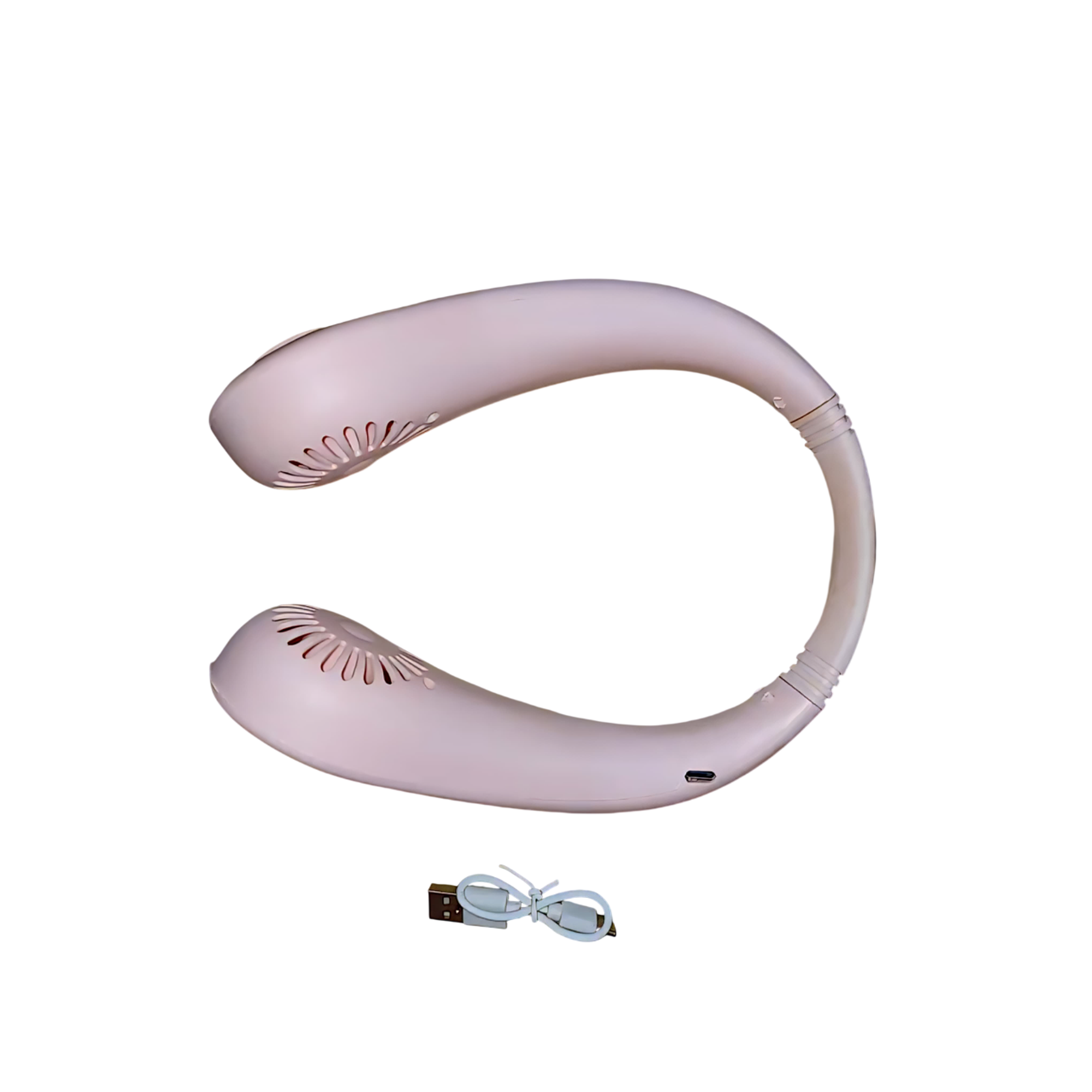Ventilador de Cuello Portátil USB- Recargable, 3 Velocidades 4