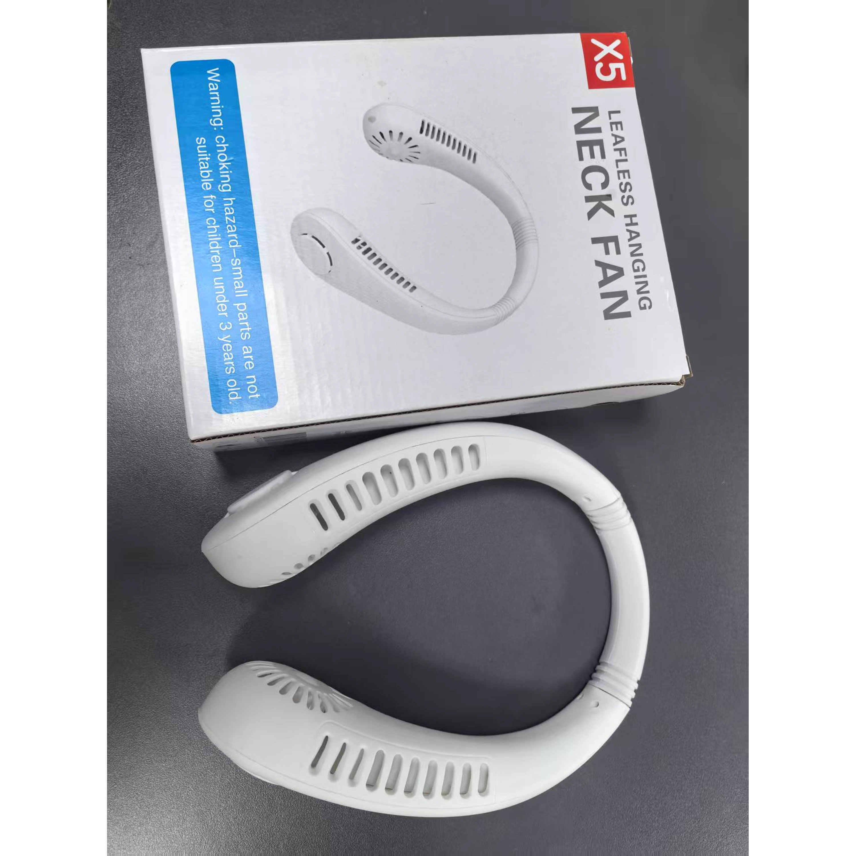 Ventilador de Cuello Portátil USB- Recargable, 3 Velocidades 16