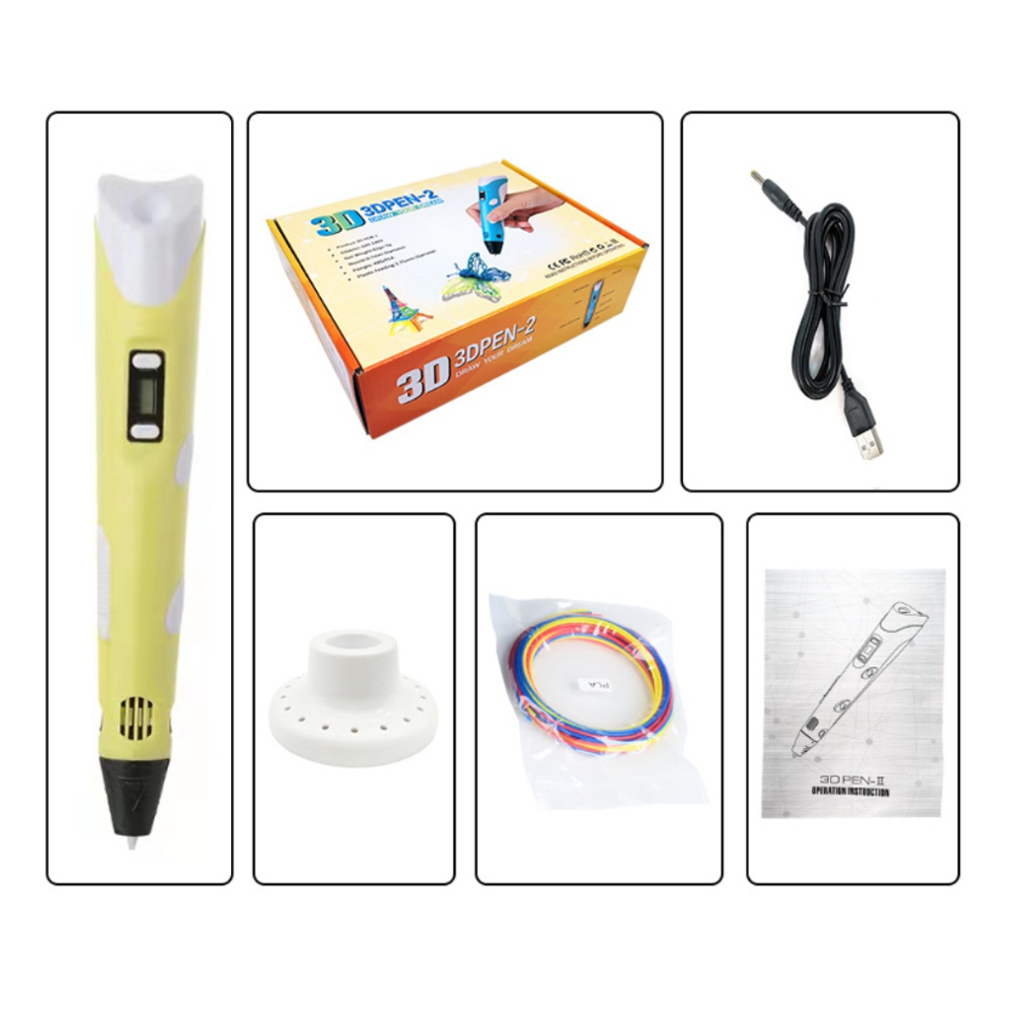 Lápiz Lapicero 3d Portátil Impresión Manual 25