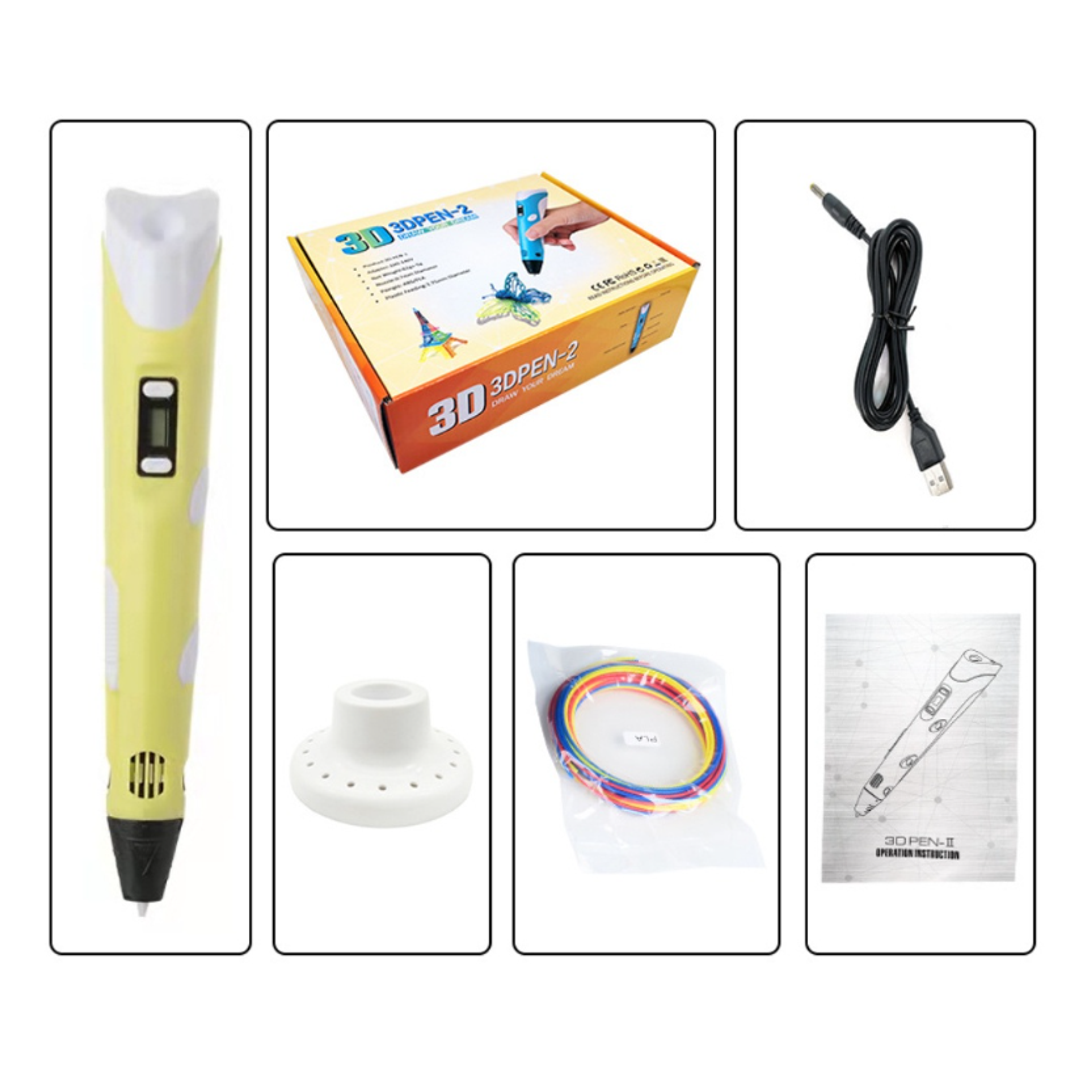 Lápiz Lapicero 3d Portátil Impresión Manual 25