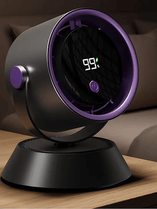 VENTILADOR 4 NIVELES RECARGABLE SILENCIOSO 