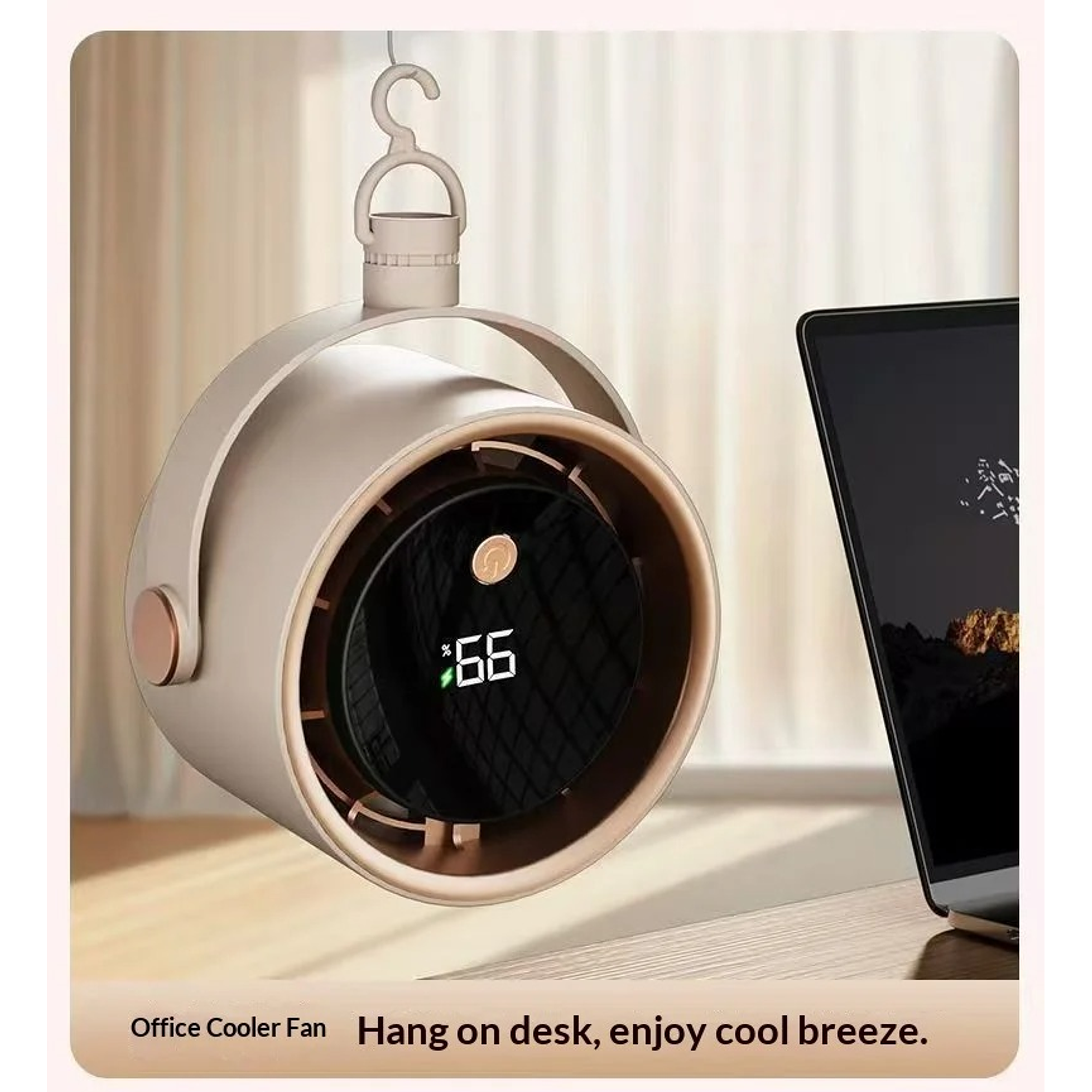 VENTILADOR 4 NIVELES RECARGABLE SILENCIOSO  8