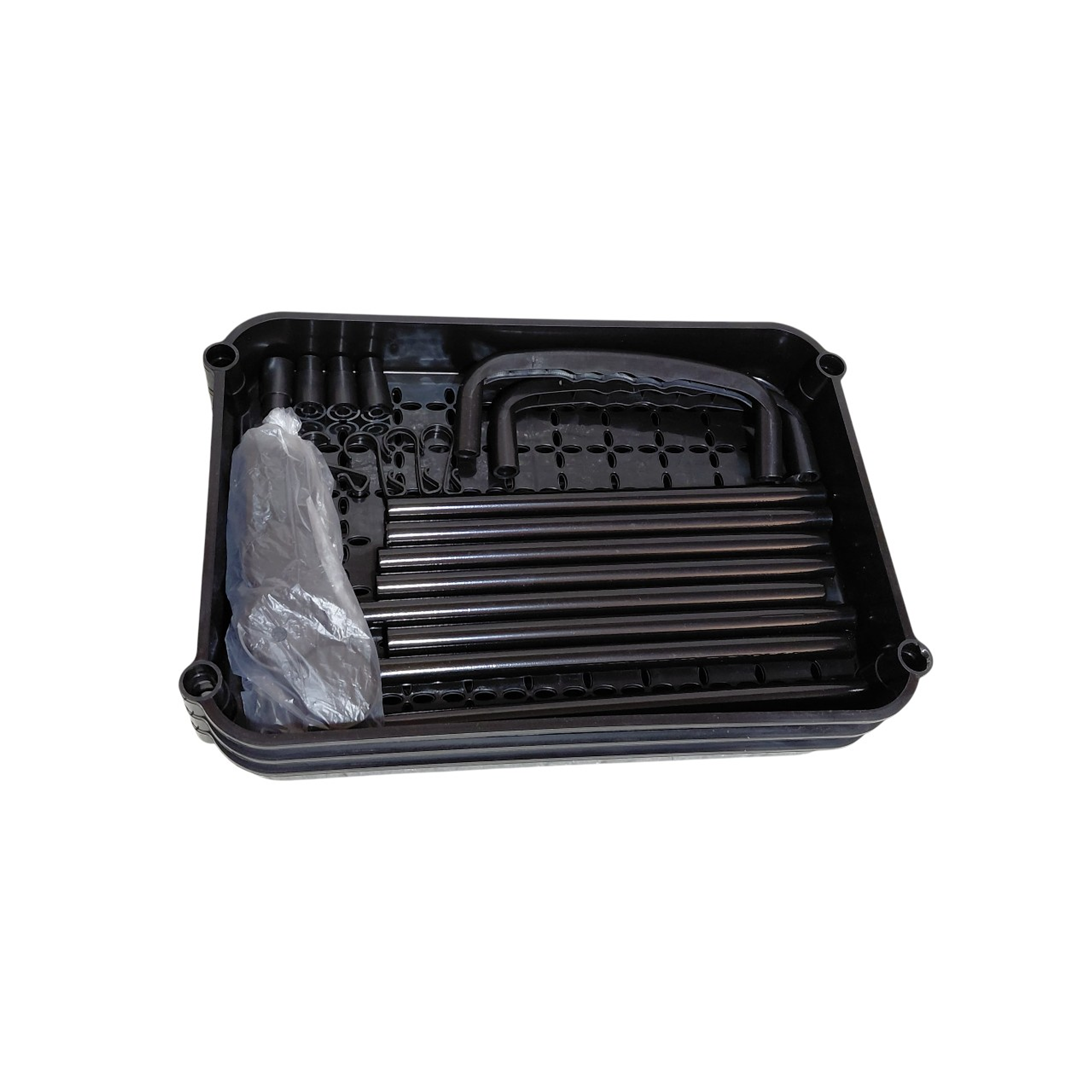 Carro Organizador con ruedas de 3 niveles con colgadores  10