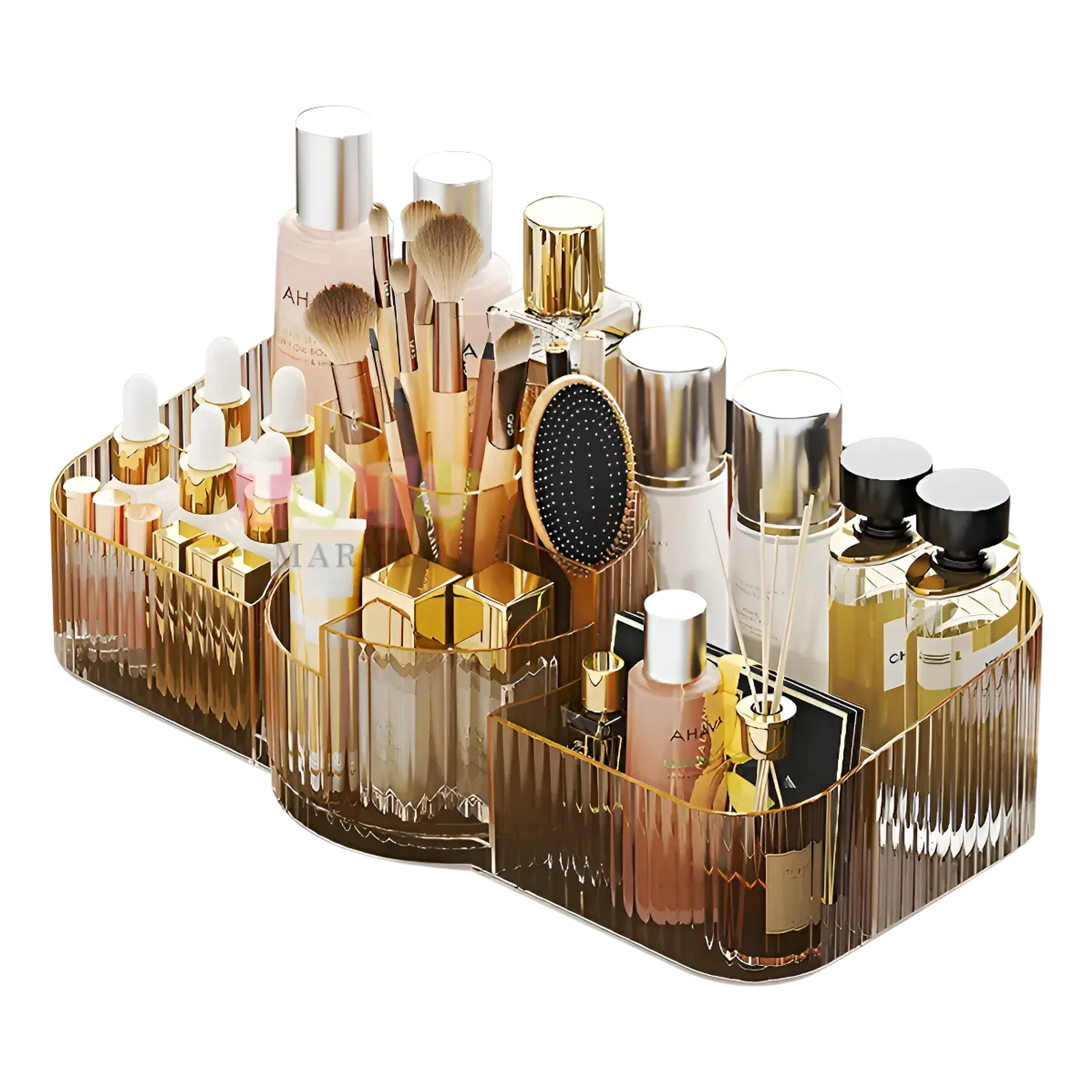 Organizador de maquillaje tocador de acrílico  4