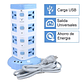 Torre Multifuncional 16 Conexiones extension con 3 Puertos USB - Miniatura 2