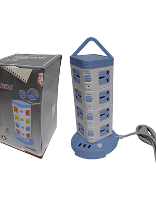 Torre Multifuncional 16 Conexiones extension con 3 Puertos USB