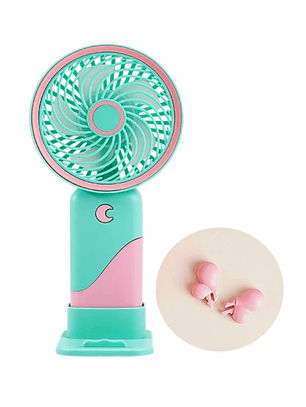 Potente Ventilador portátil 3 velocidades mini 