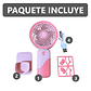 Potente Ventilador portátil 3 velocidades mini  - Miniatura 17