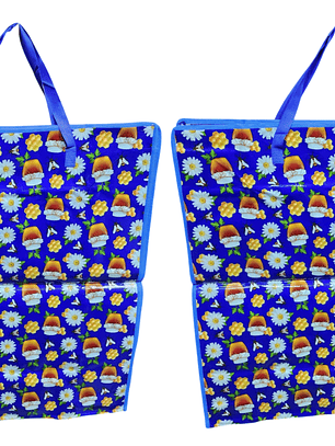 2 bolsas con cierre de 79cm con diseño - GRANDE 