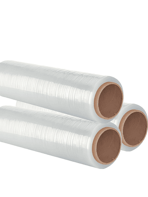 Kit 3 Stretch Film Transparente de embalar - 20 in (50 cm)