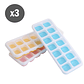 Pack x3 Hielera Moldes de Hielo con base de Silicona - Color aleatorio - Miniatura 1
