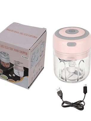 Picadora Eléctrica Mini de Alimentos de un Botón