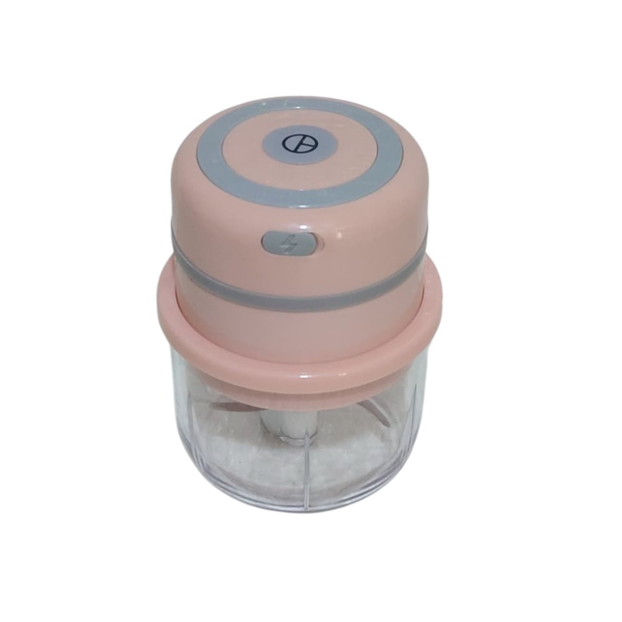 Picadora Eléctrica Mini de Alimentos de un Botón - Rosado 8