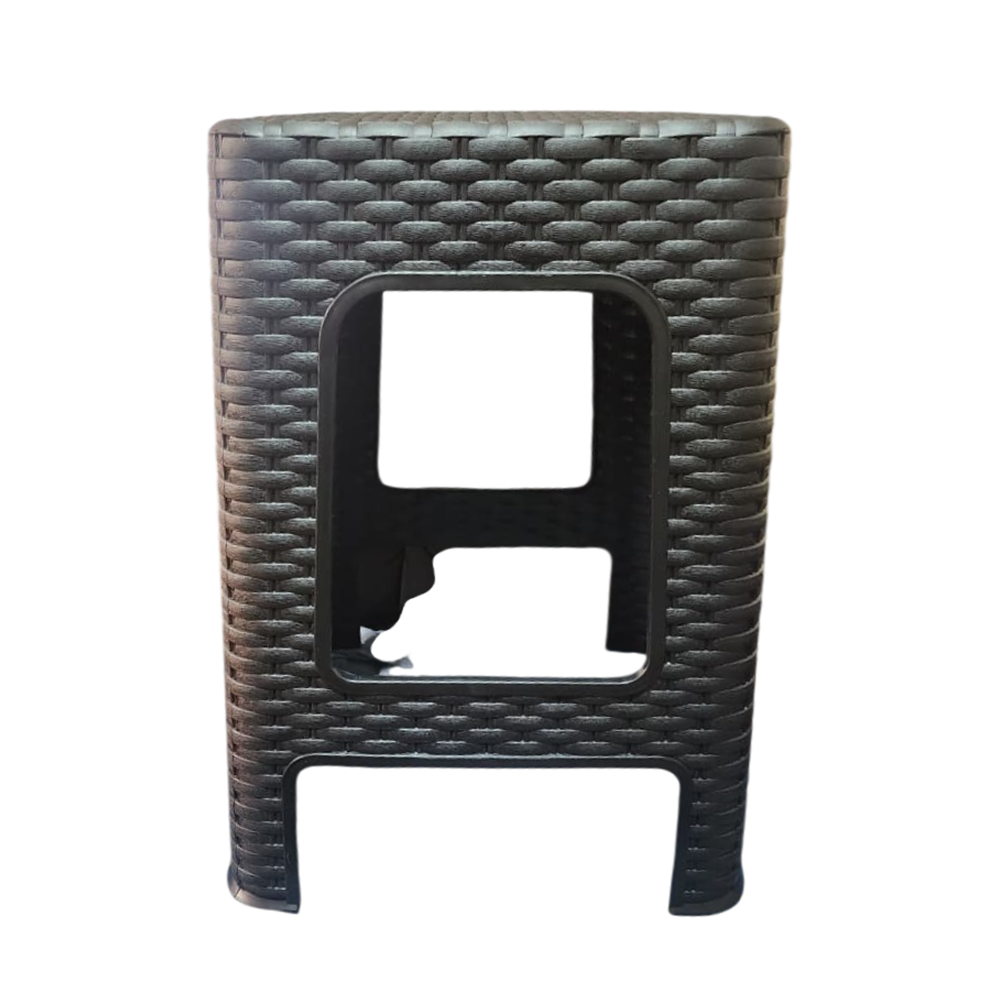 Pack 4 Sillas Tipo Ratán Color Negro 3