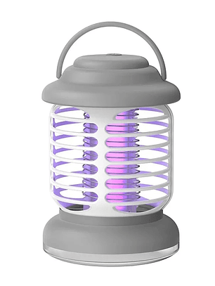 Lámpara Mata Mosquitos Zancudo LED con Panel Solar 5W 