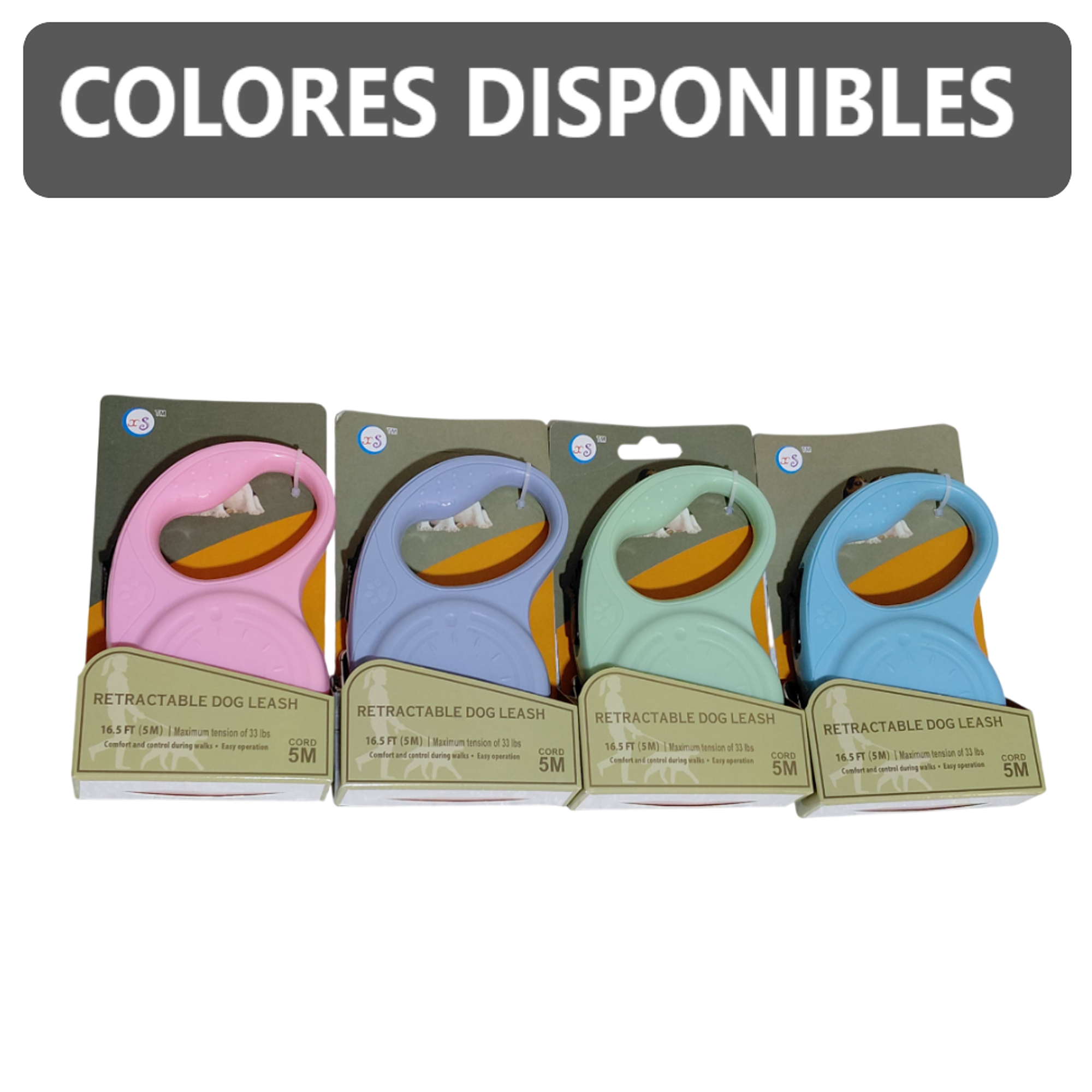 Correa Para Perros Retráctil Hasta 15 Kg  1