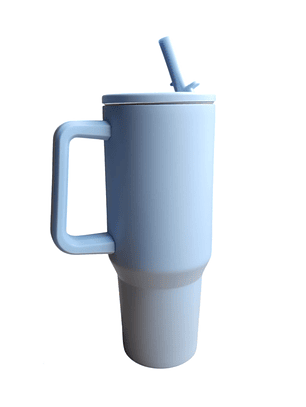 Vaso Termo Tumbler Térmico de 1183ml Acero Inoxidable con Sorbete Celeste