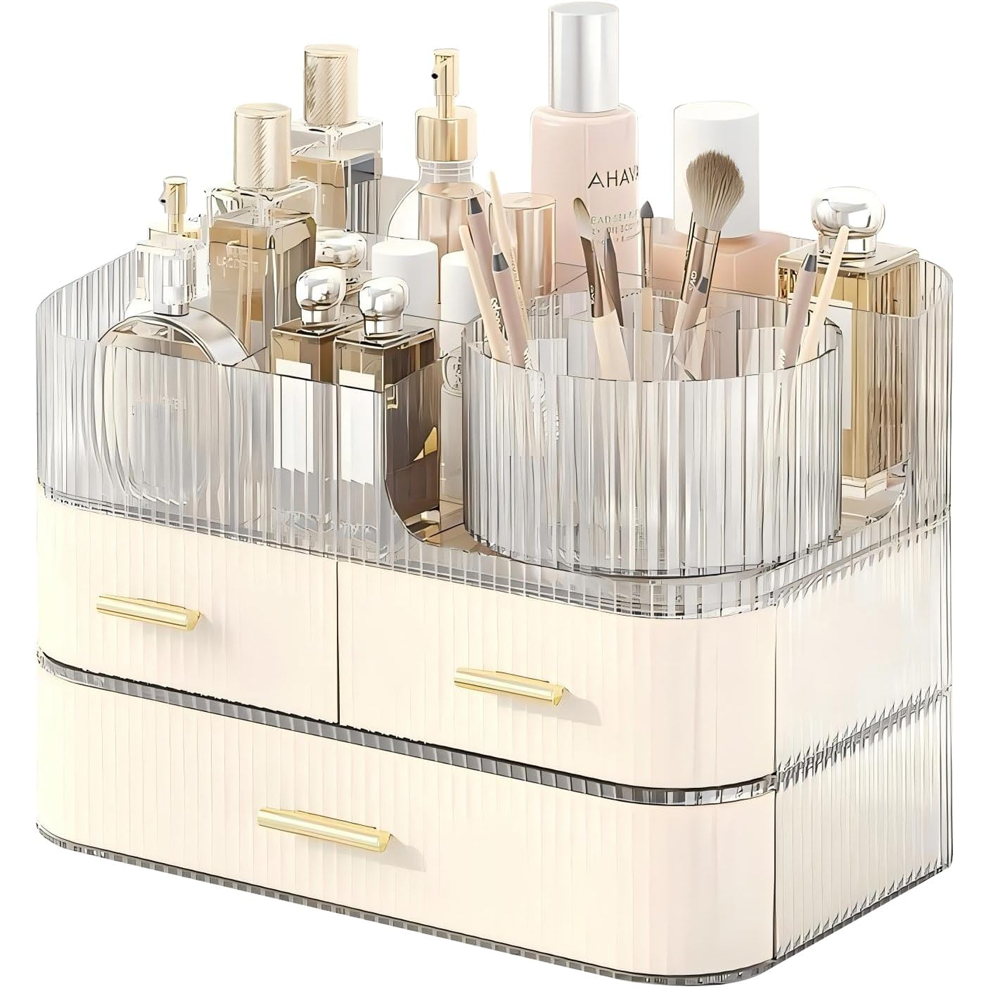 Organizador de maquillaje tocador de acrílico 1