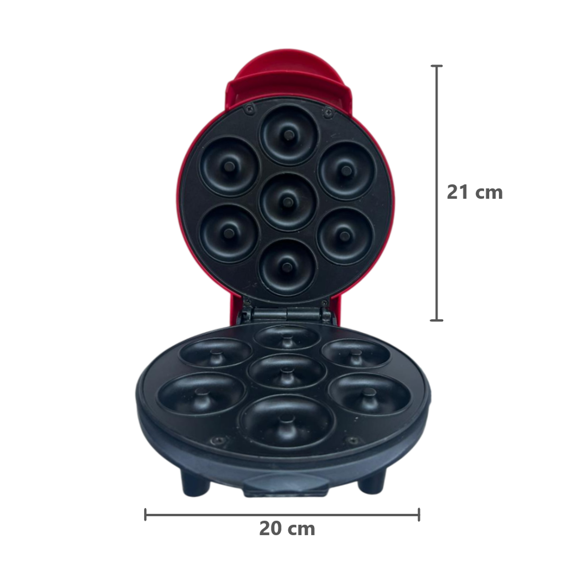 Mini máquina para hacer donuts 7 ranuras 3