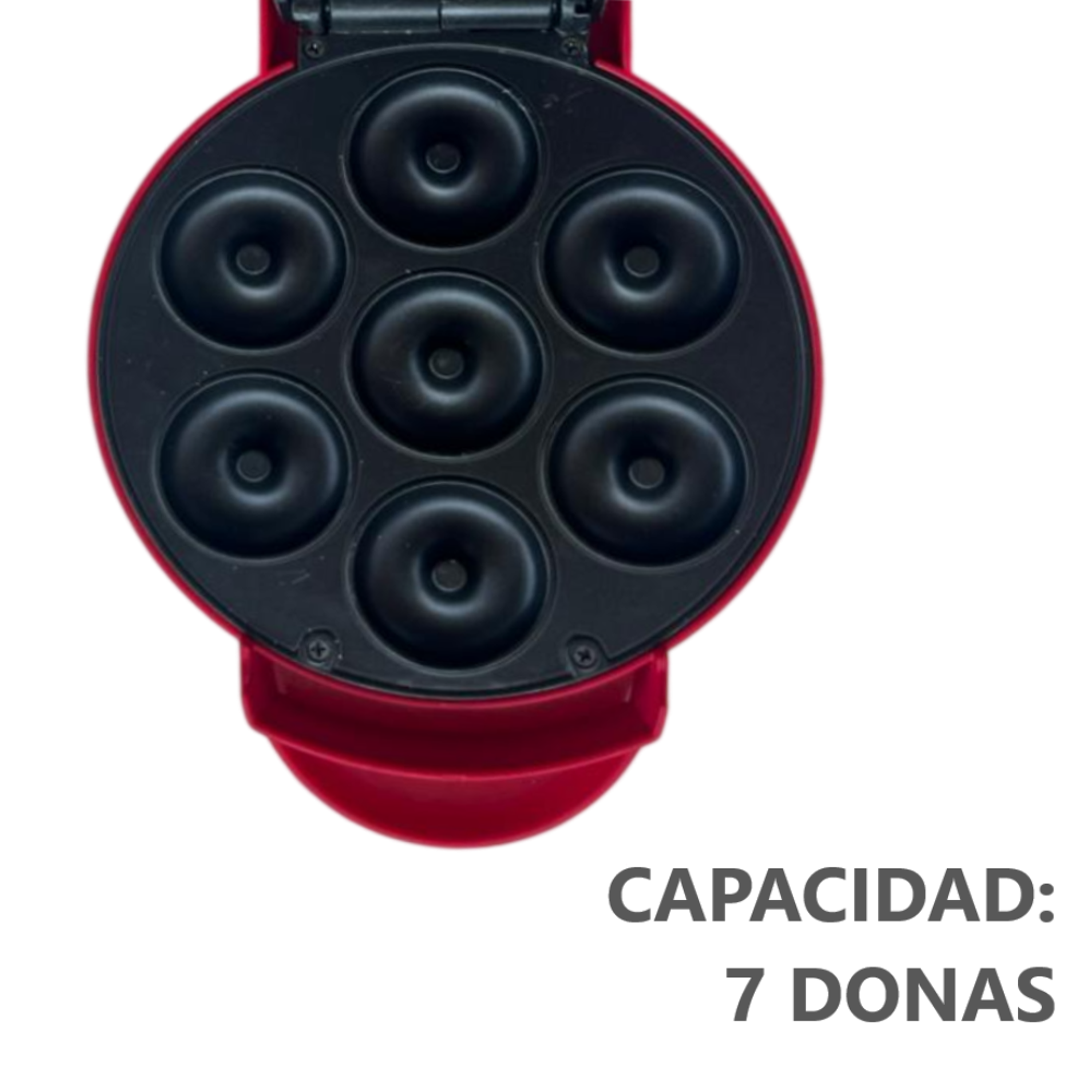 Mini máquina para hacer donuts 7 ranuras 5