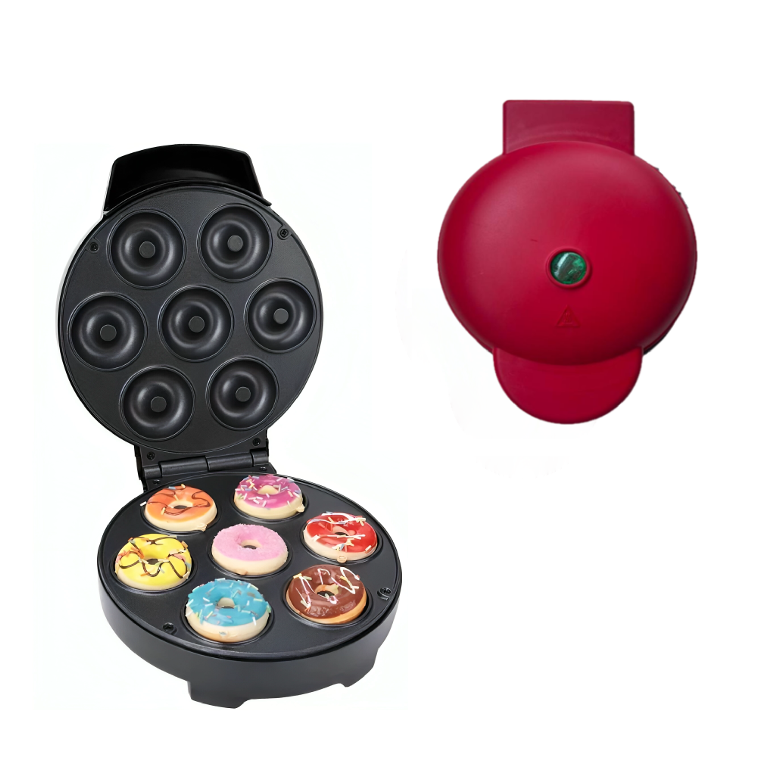 Mini máquina para hacer donuts 7 ranuras 2