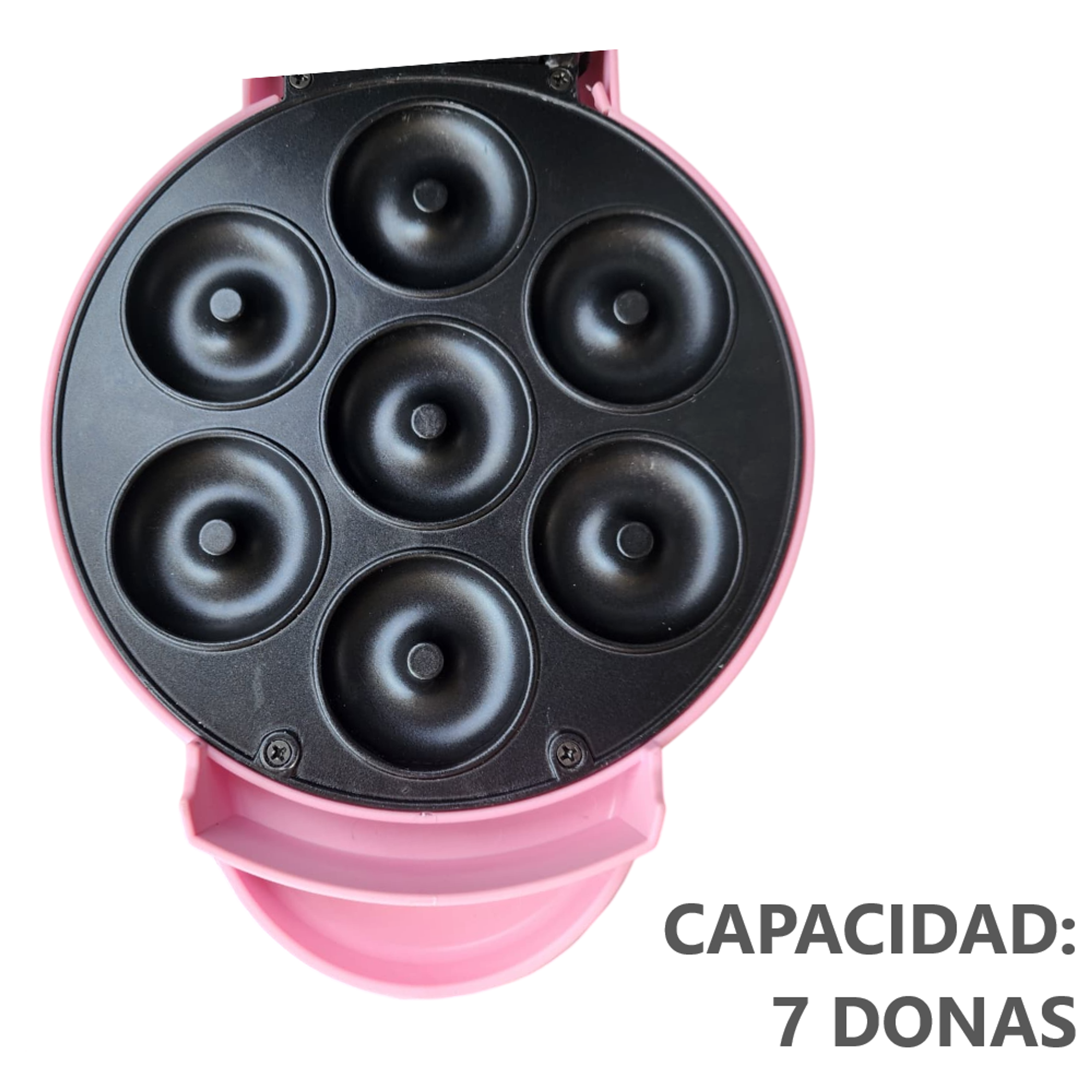 Mini máquina para hacer donuts 7 ranuras 10