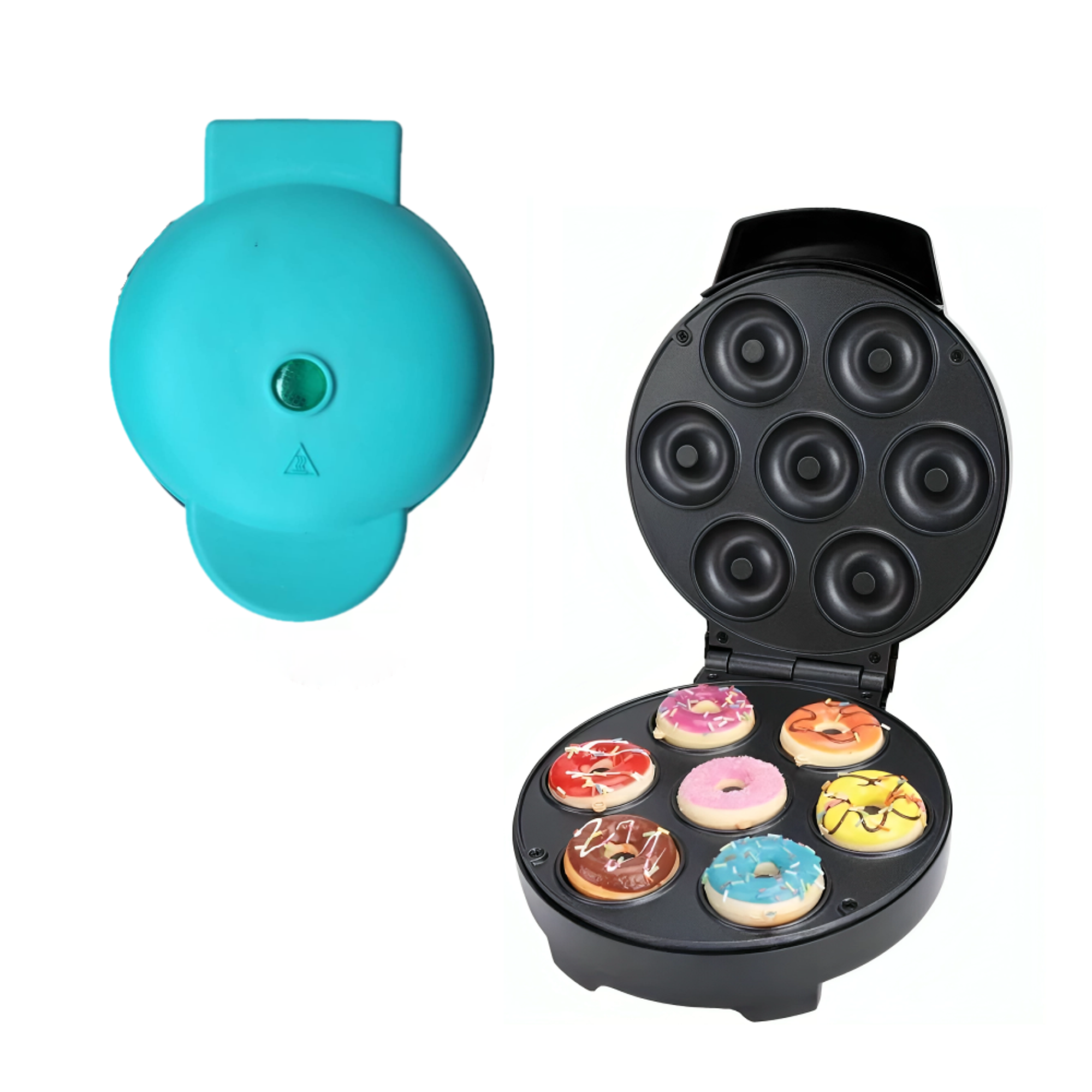 Mini máquina para hacer donuts 7 ranuras 11