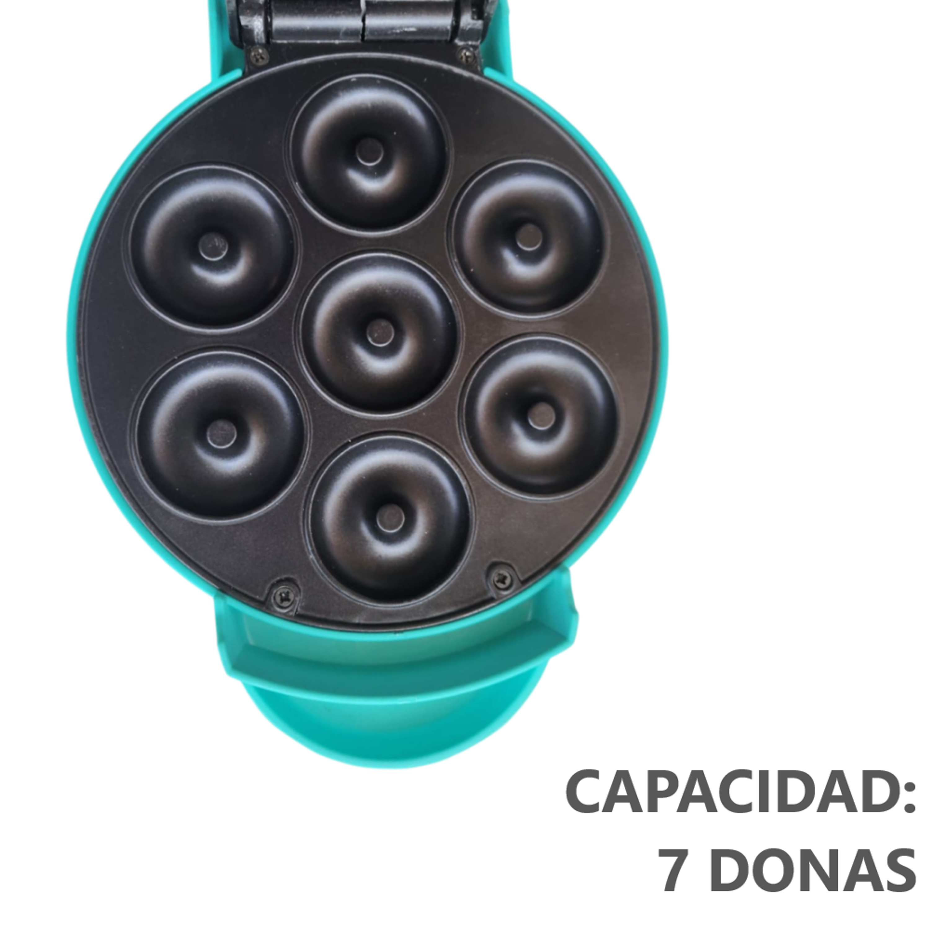 Mini máquina para hacer donuts 7 ranuras 14