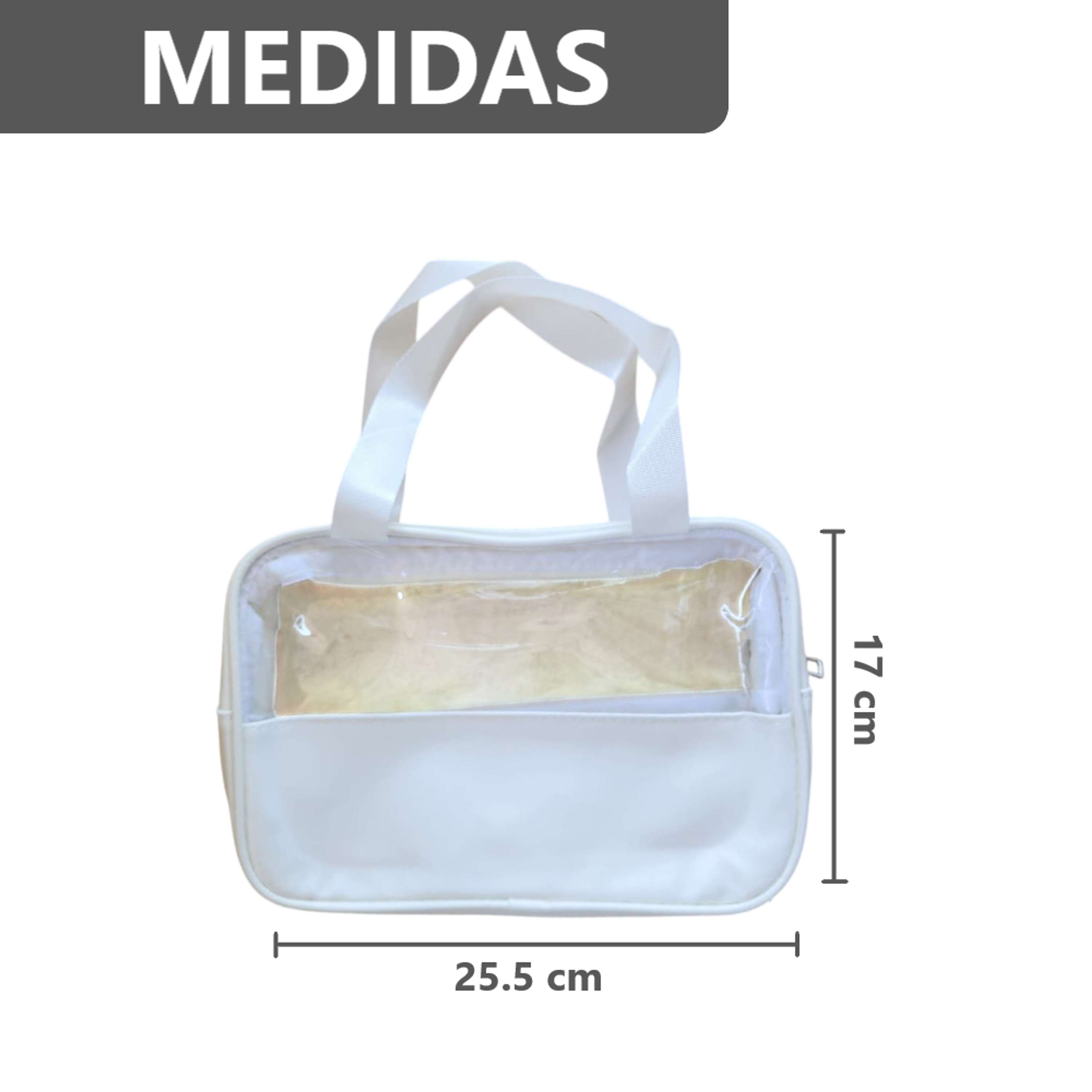Kit 3 en 1 Bolsas de Maquillaje estuche neceser - 30x20x12 cm 4