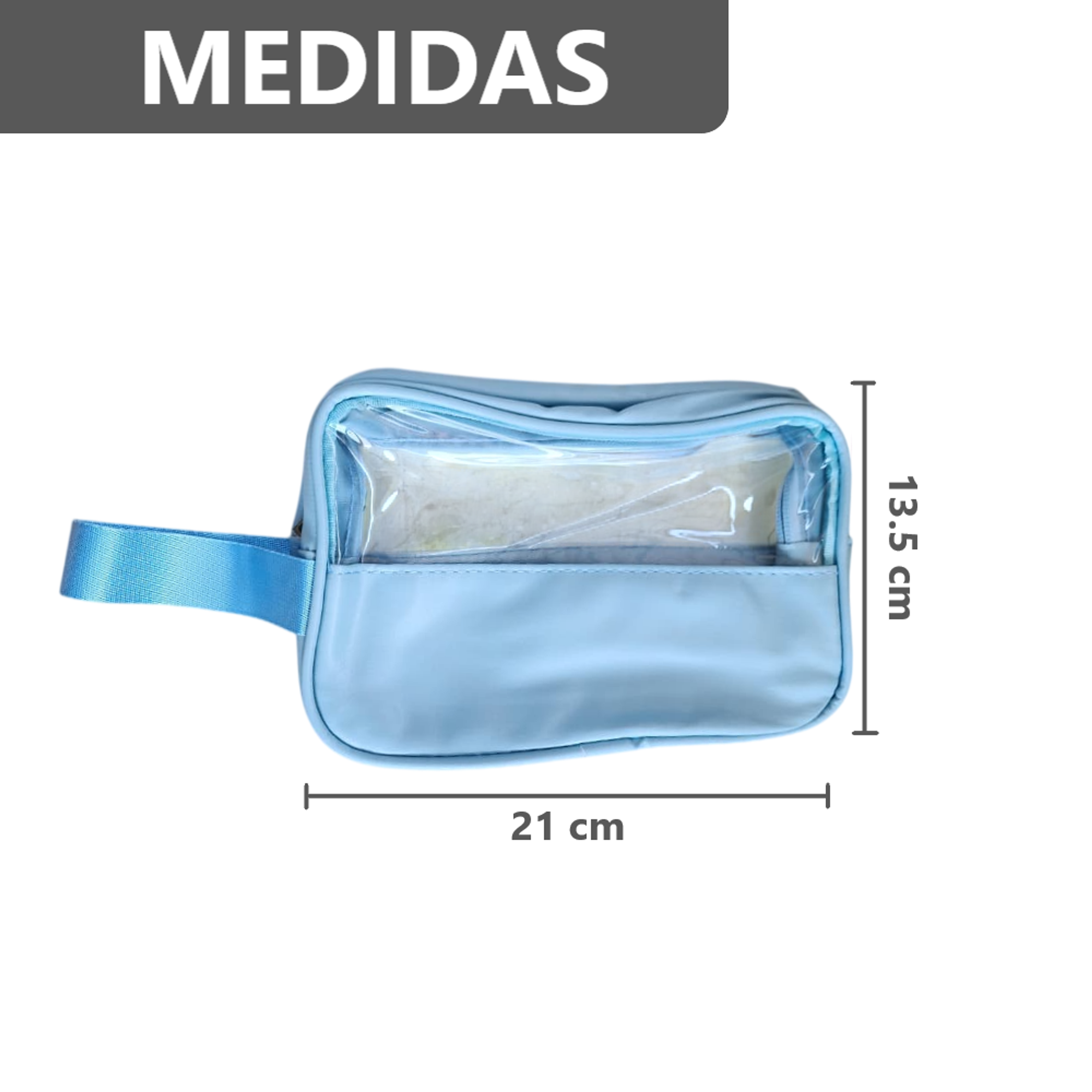 Kit 3 en 1 Bolsas de Maquillaje estuche neceser - 30x20x12 cm 5