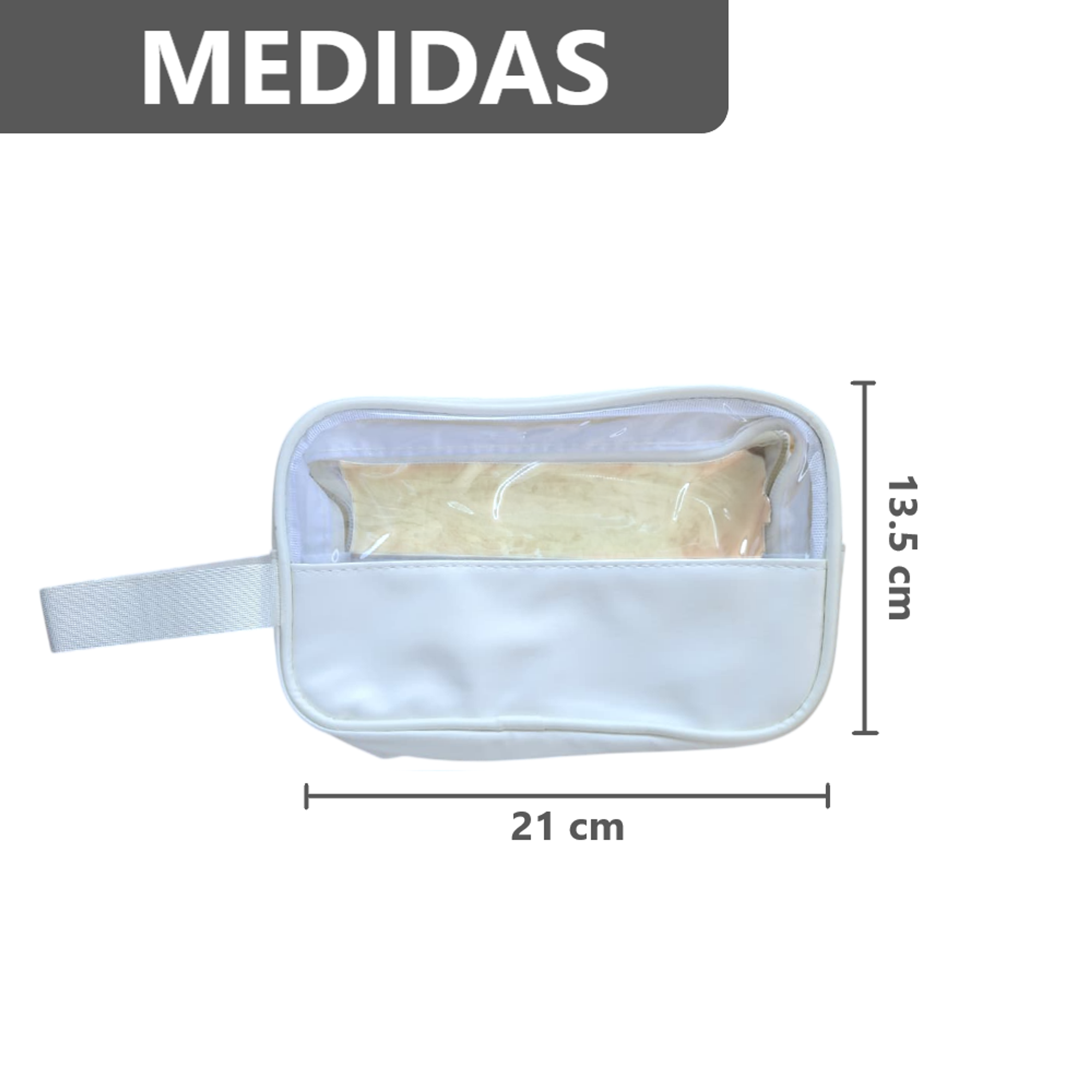 Kit 3 en 1 Bolsas de Maquillaje estuche neceser - 30x20x12 cm 7