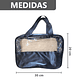 Kit 3 en 1 Bolsas de Maquillaje estuche neceser - 30x20x12 cm - Miniatura 15