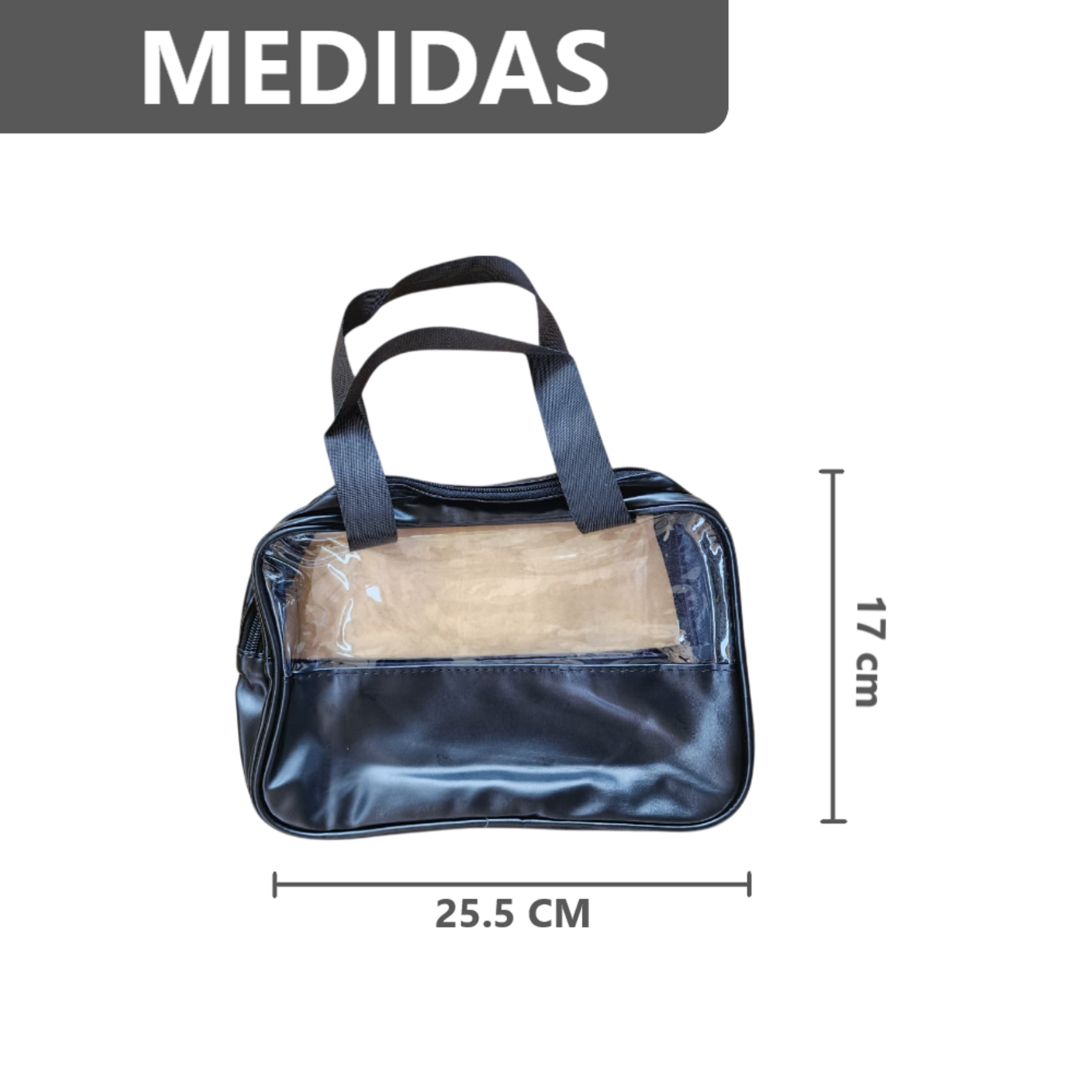 Kit 3 en 1 Bolsas de Maquillaje estuche neceser - 30x20x12 cm 16