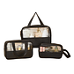 Kit 3 en 1 Bolsas de Maquillaje estuche neceser - 30x20x12 cm - Miniatura 13