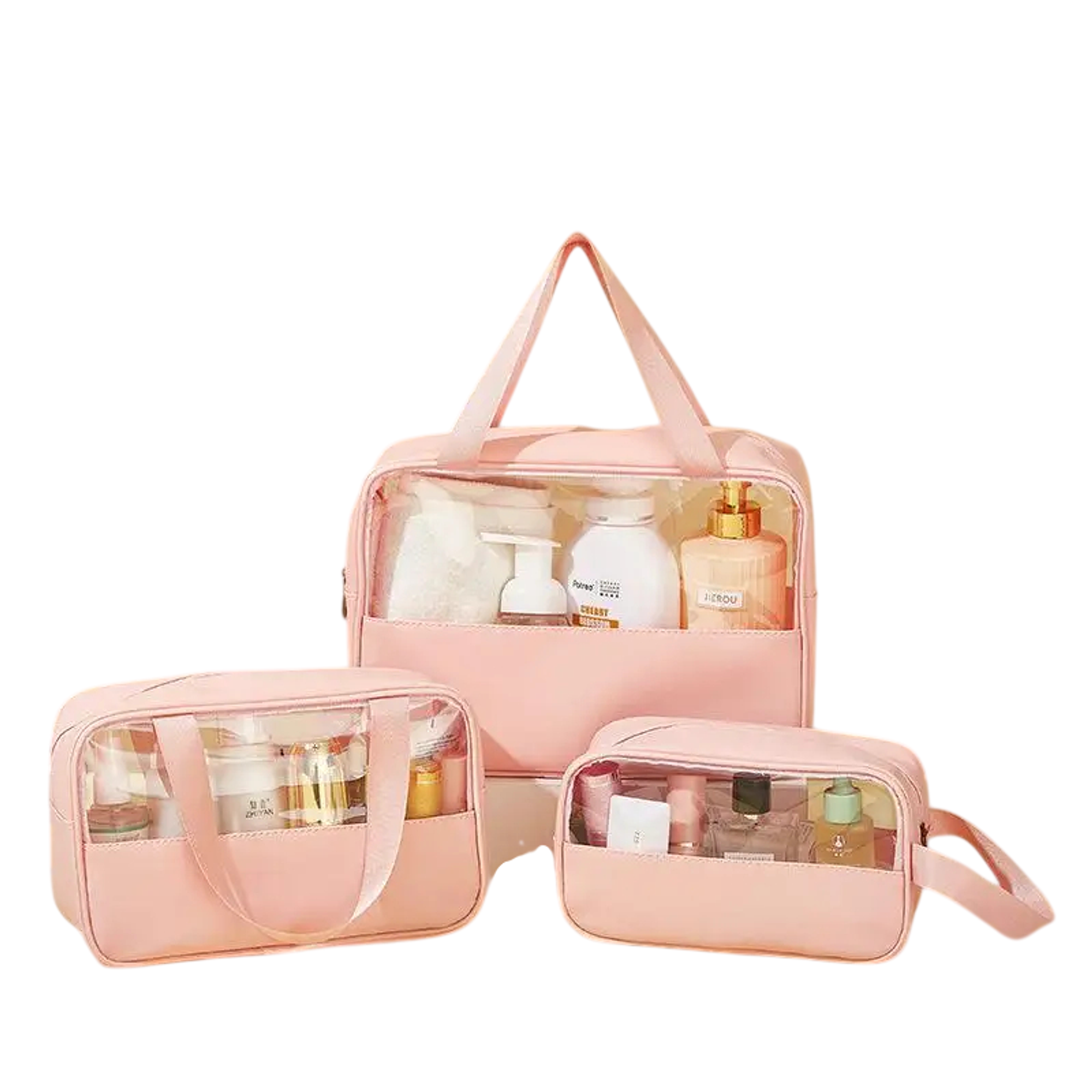 Kit 3 en 1 Bolsas de Maquillaje estuche neceser - 30x20x12 cm 19